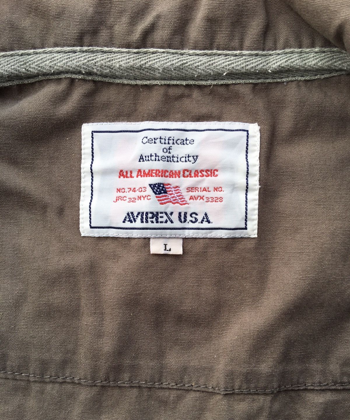 Avirex Avirex USA Military Zipper Jacket Size US M / EU 48-50 / 2 - 7 Thumbnail