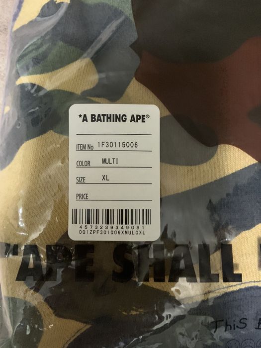 Bape MIX CAMO CRAZY SHARK FULL ZIP HOODIE | Grailed