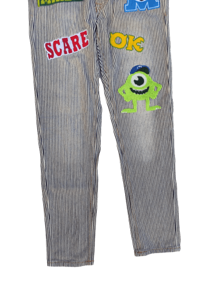 Disney Vintage Monsters Inc pants hickory design Size US 29 - 3 Thumbnail