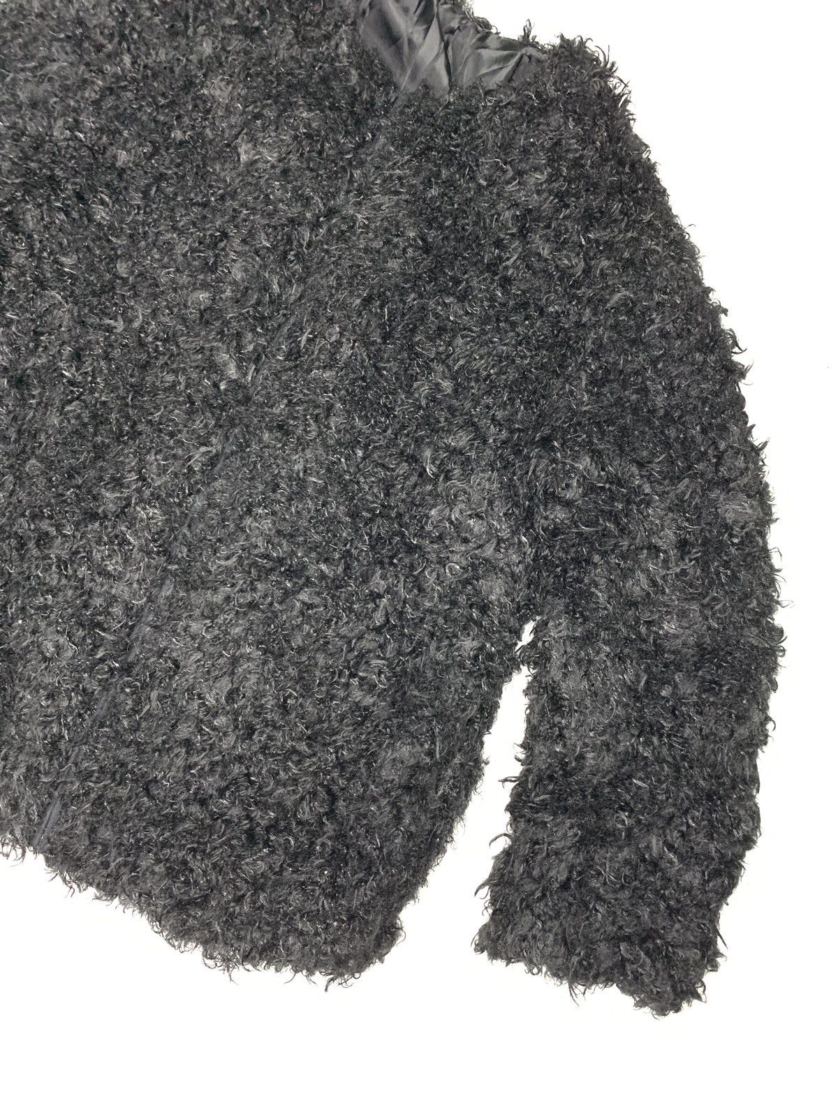 Japanese Brand Japanese Brand Synthetic Fur Mohair Black Jacket Size US S / EU 44-46 / 1 - 3 Thumbnail