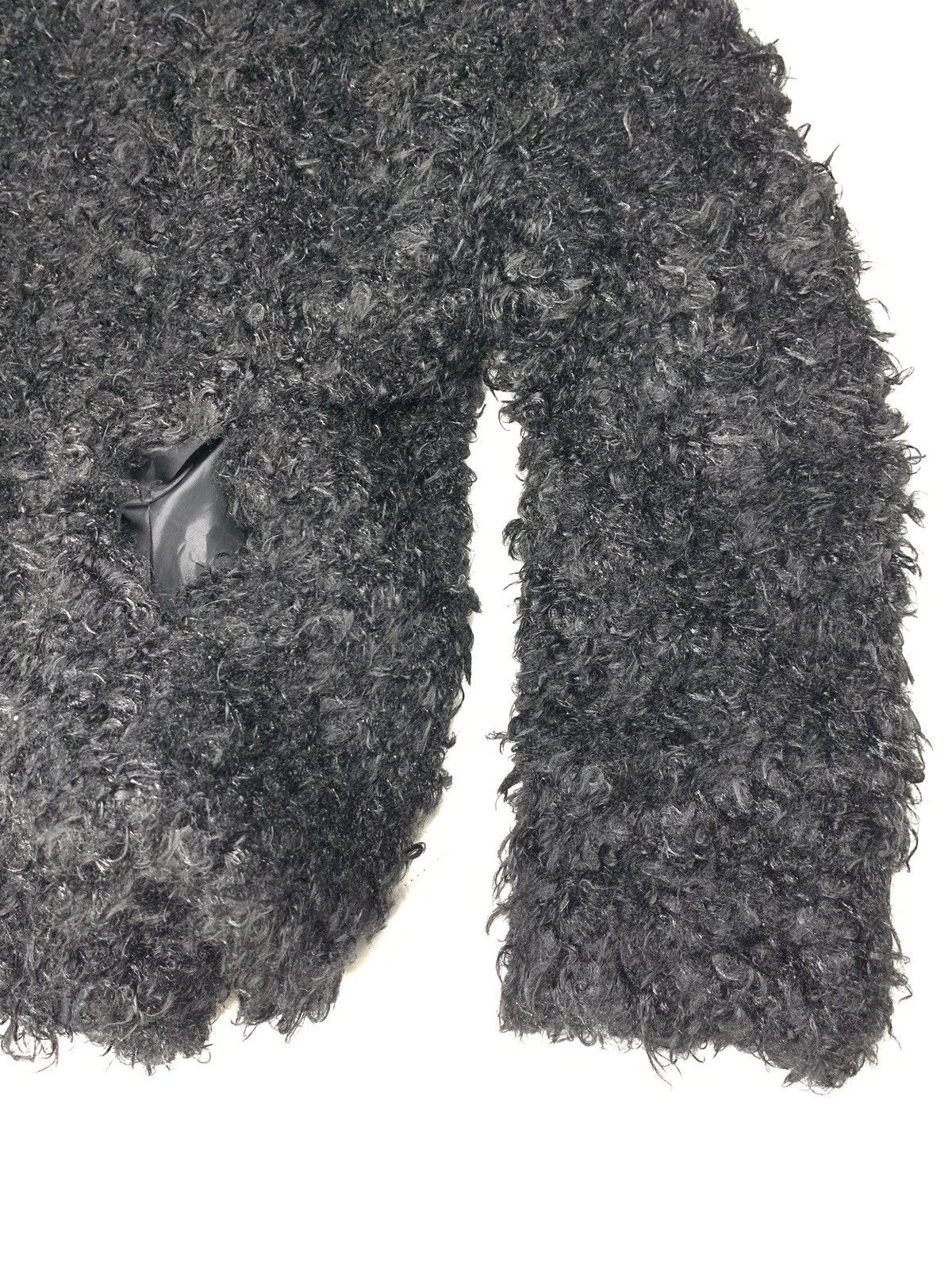 Japanese Brand Japanese Brand Synthetic Fur Mohair Black Jacket Size US S / EU 44-46 / 1 - 4 Thumbnail