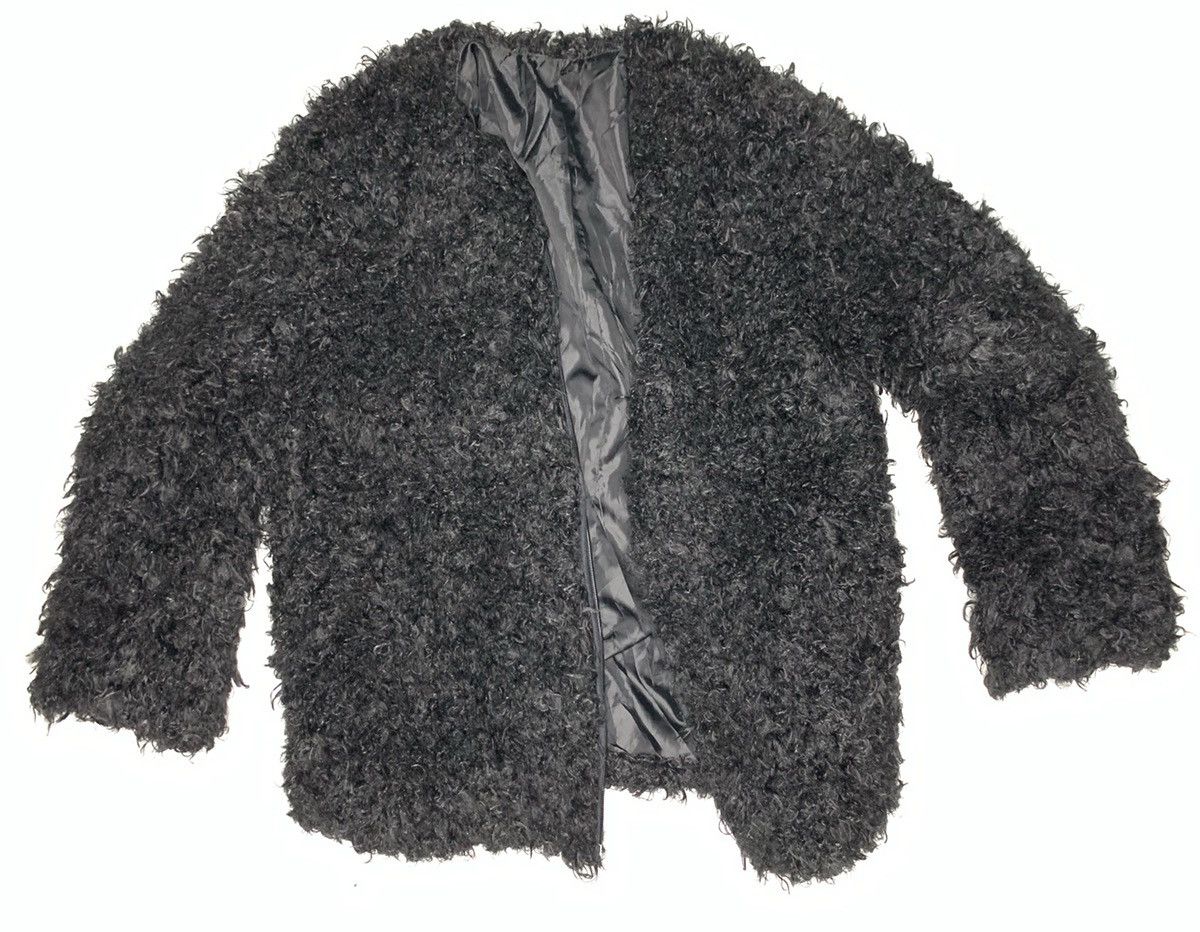 Japanese Brand Japanese Brand Synthetic Fur Mohair Black Jacket Size US S / EU 44-46 / 1 - 6 Thumbnail