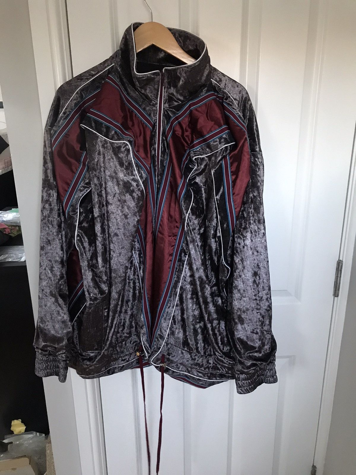 Y/Project Velvet Pop Up Jacket | Grailed