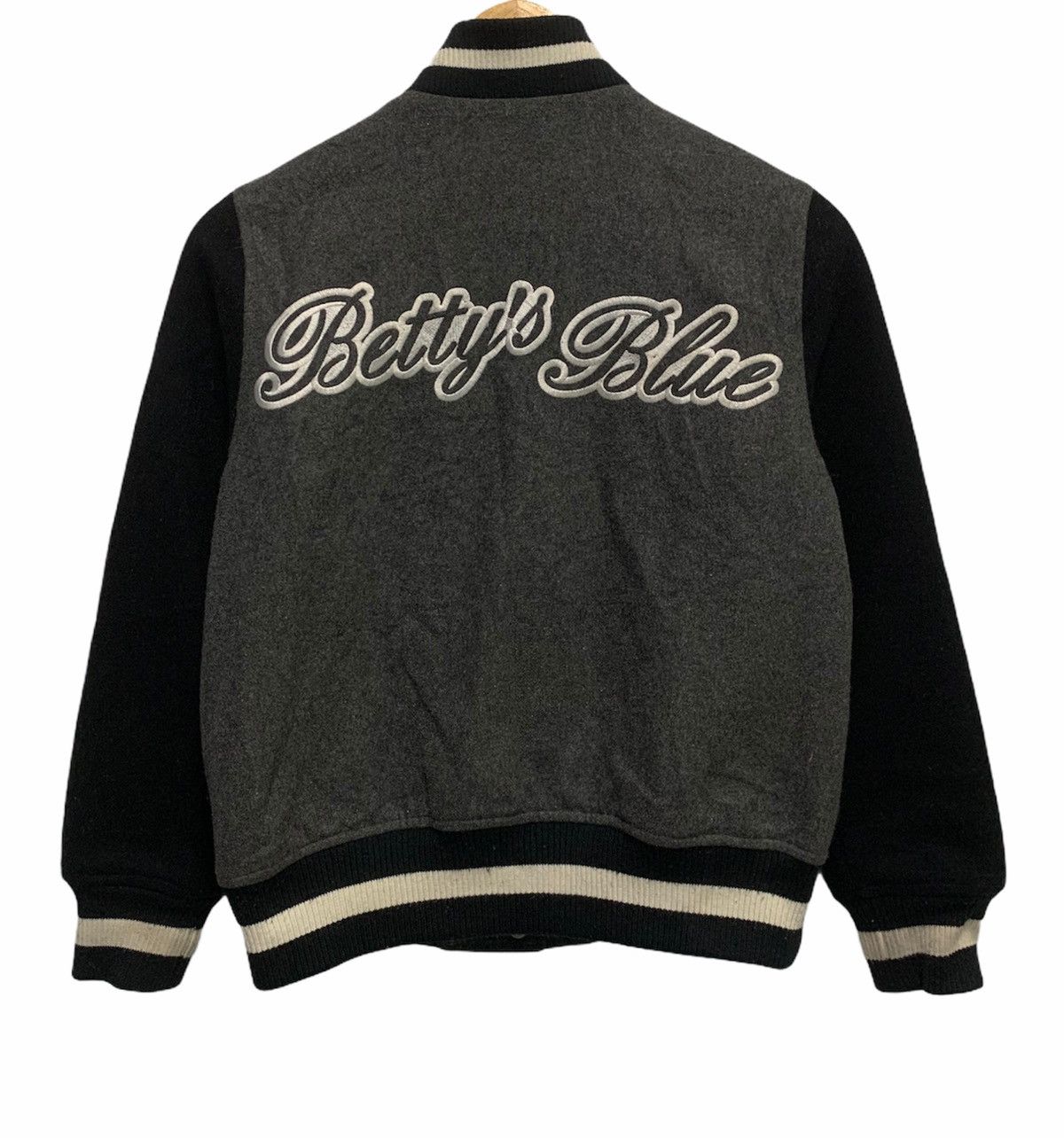 Hysteric Glamour 🇯🇵Vintage Japan Betty's Blue Wool Varsity Jacket Size US S / EU 44-46 / 1 - 1 Thumbnail