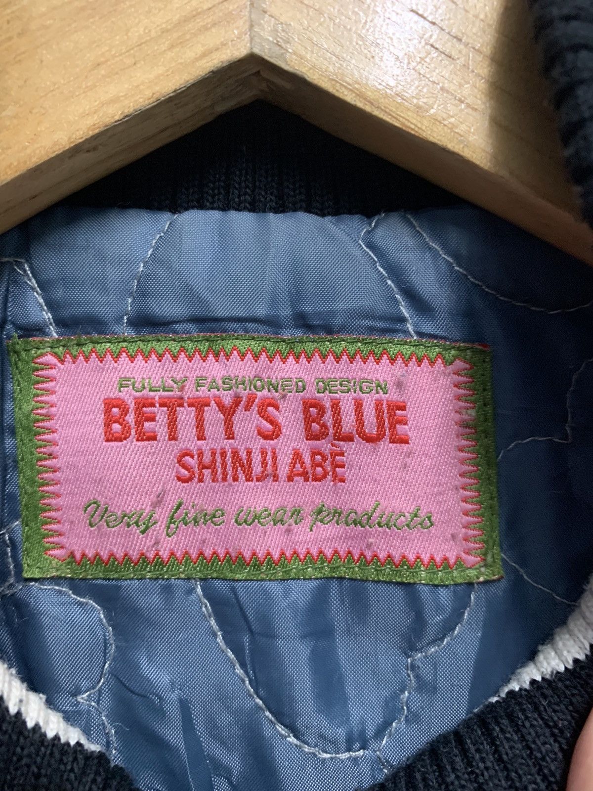 Hysteric Glamour 🇯🇵Vintage Japan Betty's Blue Wool Varsity Jacket Size US S / EU 44-46 / 1 - 5 Thumbnail