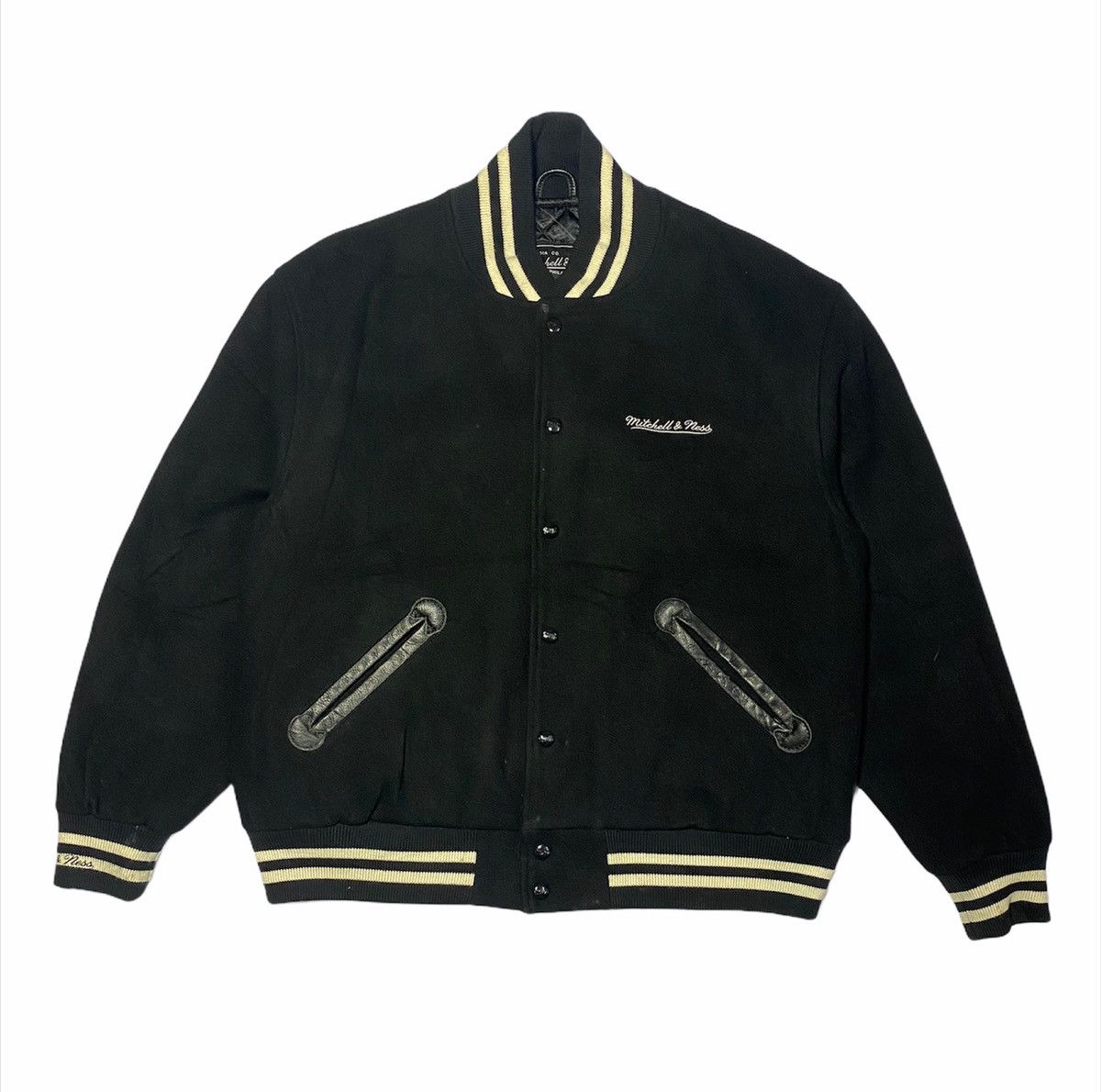 Mitchell & Ness 100 Years Anniversary Mitchell & Ness Wool Varsity Jacket Size US L / EU 52-54 / 3 - 2 Thumbnail