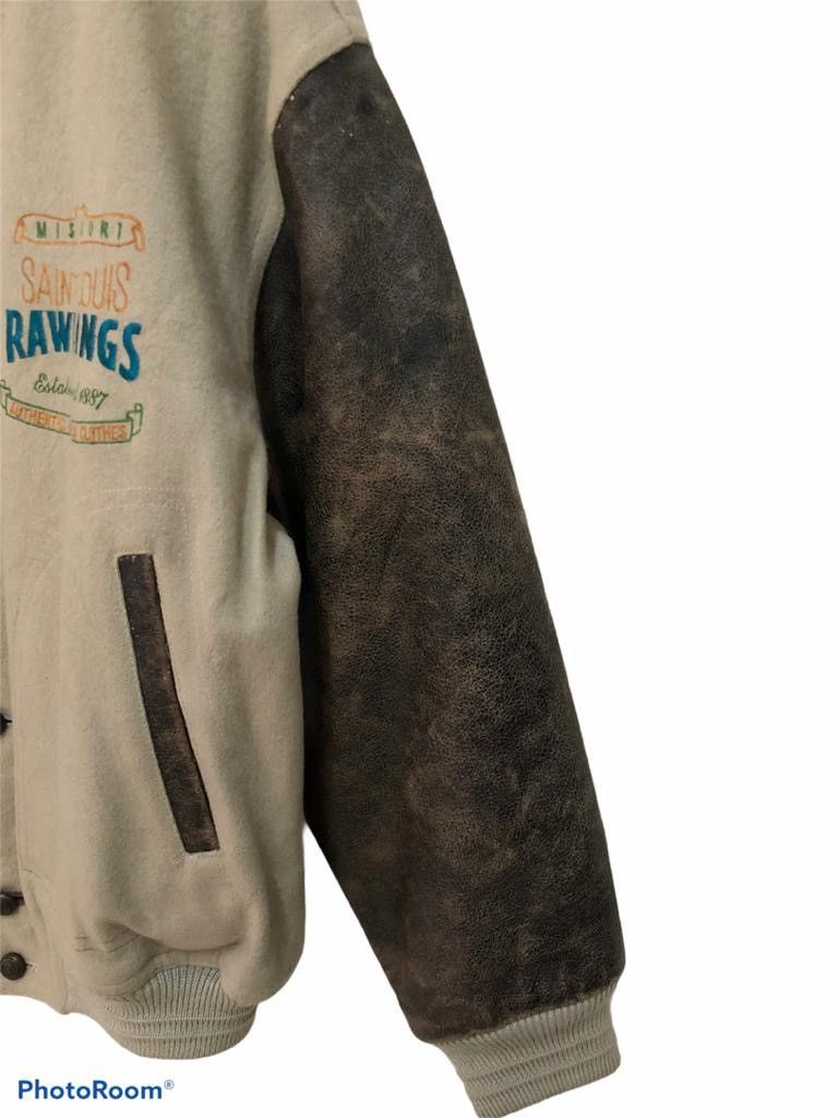 Vintage Vintage rawlings saint louis varsity jacket button up Size US L / EU 52-54 / 3 - 4 Thumbnail