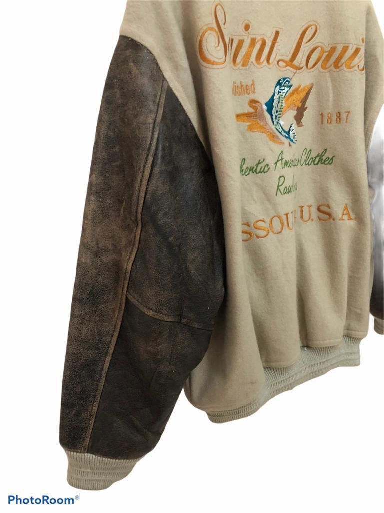 Vintage Vintage rawlings saint louis varsity jacket button up Size US L / EU 52-54 / 3 - 6 Thumbnail