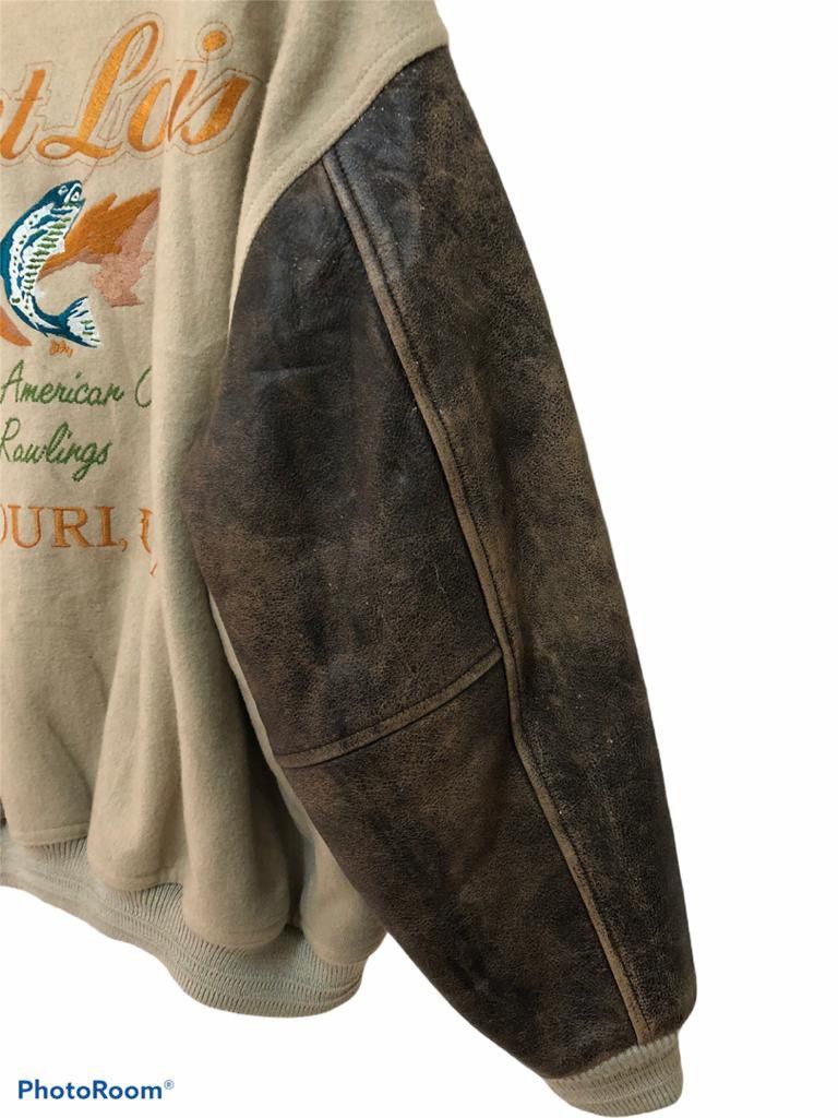 Vintage Vintage rawlings saint louis varsity jacket button up Size US L / EU 52-54 / 3 - 5 Thumbnail