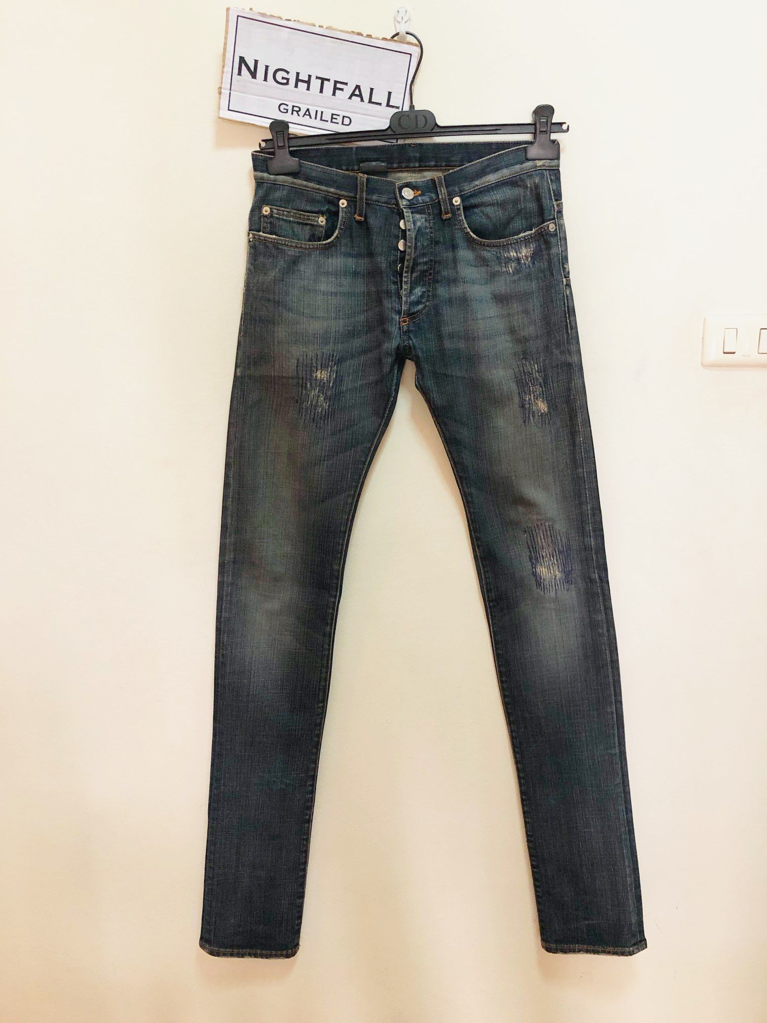 UltraRare & Great Dior Homme AW10 Black Wash Jake Jeans