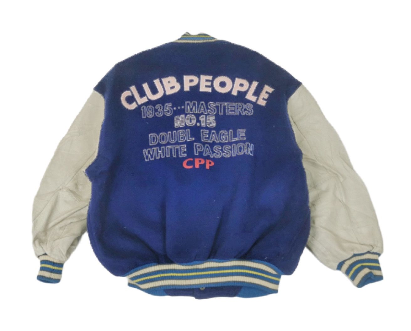 Japanese Brand CPP Big Logo Varsity Jacket | Grailed