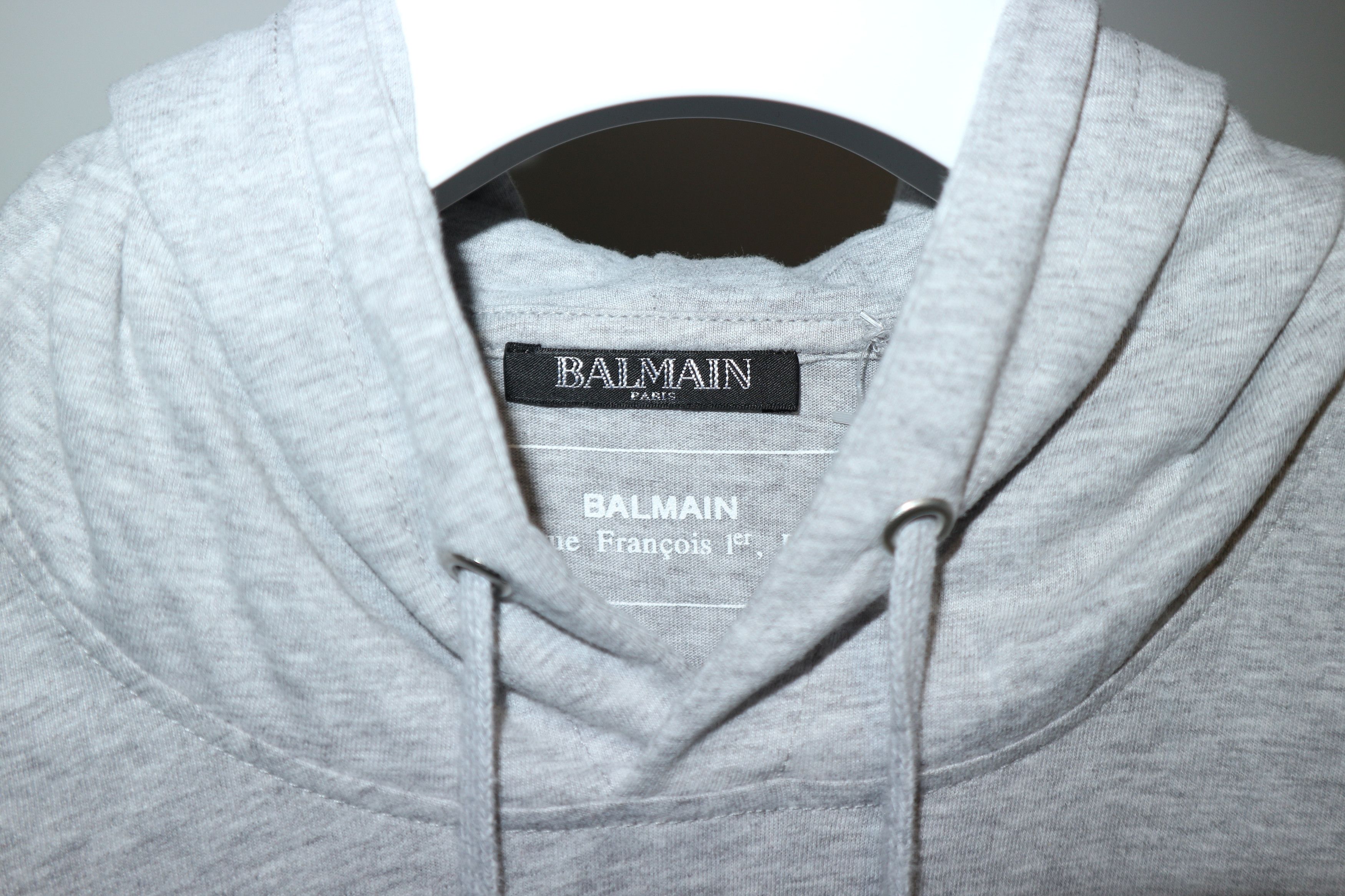 Balmain logo print hooded t-shirt Size US M / EU 48-50 / 2 - 4 Thumbnail