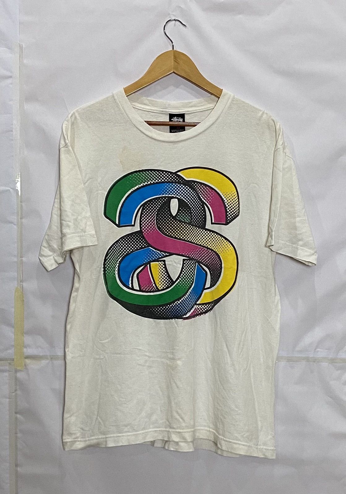 Stussy × Vintage Combo Stussy Nylon Jacket and T-Shirt Nice Condition Size US XL / EU 56 / 4 - 13 Thumbnail