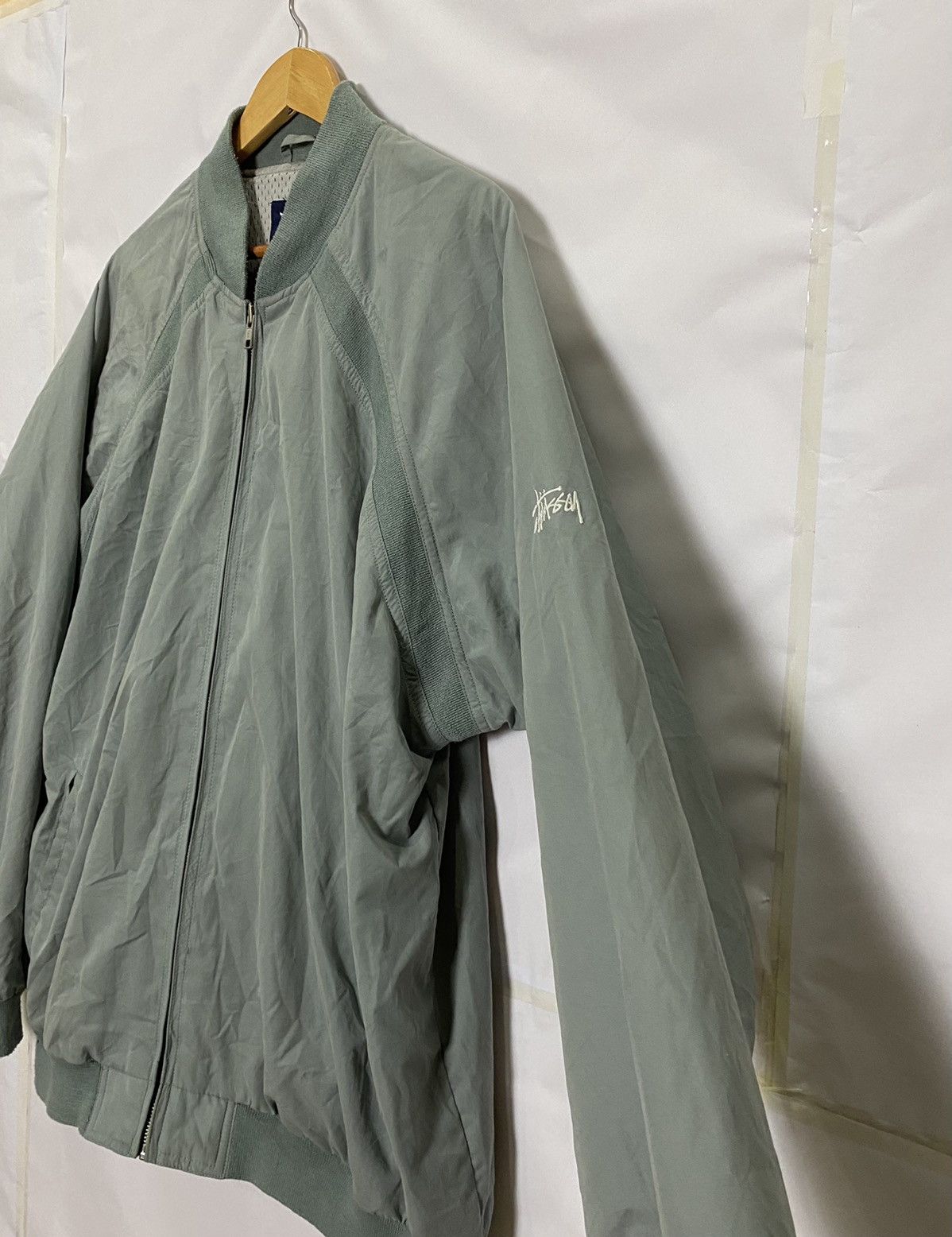 Stussy × Vintage Combo Stussy Nylon Jacket and T-Shirt Nice Condition Size US XL / EU 56 / 4 - 4 Thumbnail