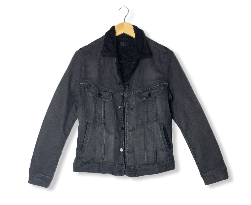 Lee × Vintage VINTAGE LEE RIDERS SHERPA LINING DENIM BIKER JACKET Size US S / EU 44-46 / 1 - 1 Thumbnail