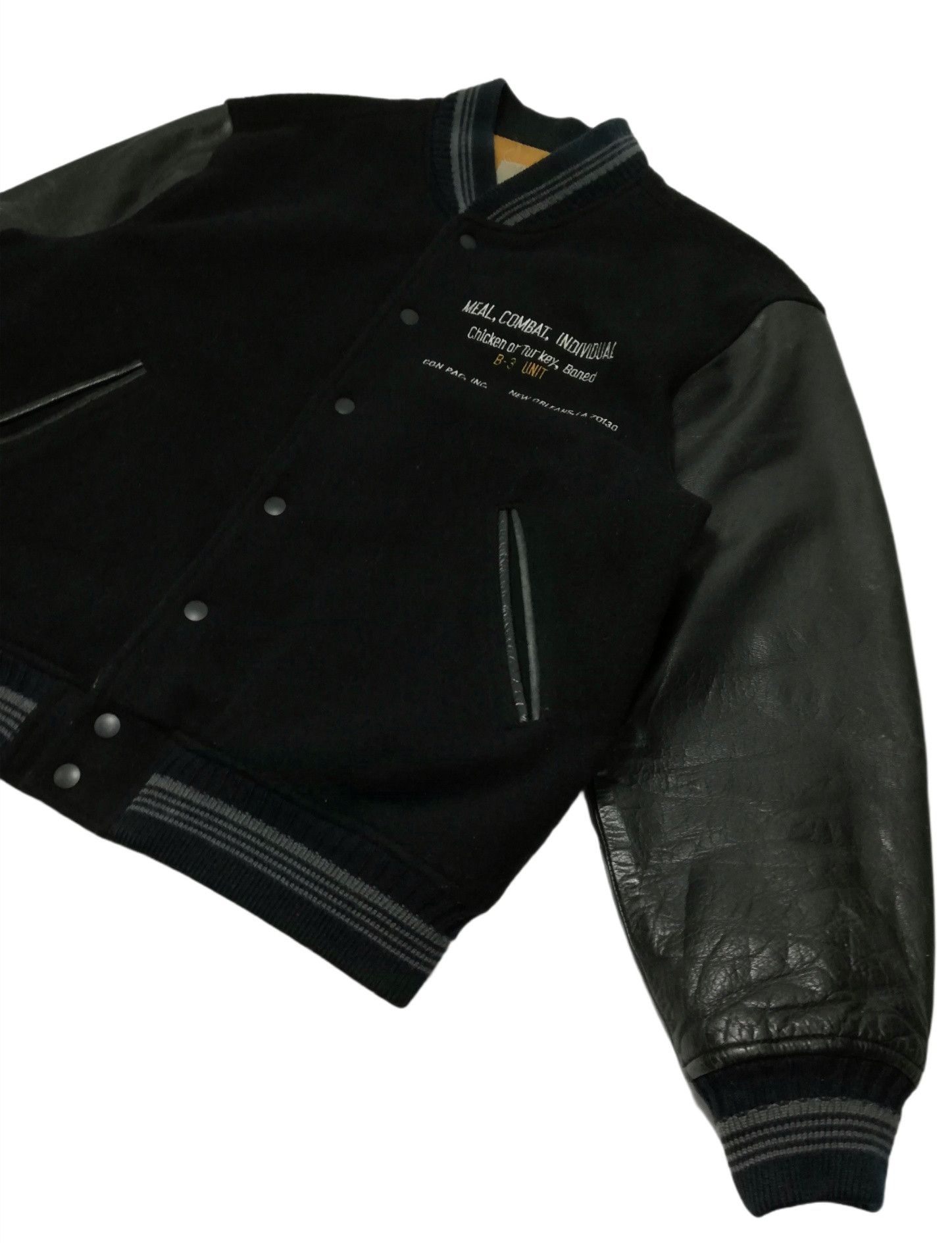 MLB 🔥DOPE RARE! Combat B-3 UNIT New Orleans Embroidery Varsity Size US L / EU 52-54 / 3 - 12 Thumbnail