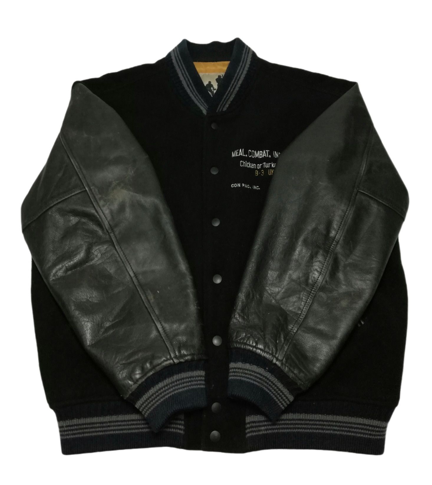 MLB 🔥DOPE RARE! Combat B-3 UNIT New Orleans Embroidery Varsity Size US L / EU 52-54 / 3 - 13 Thumbnail