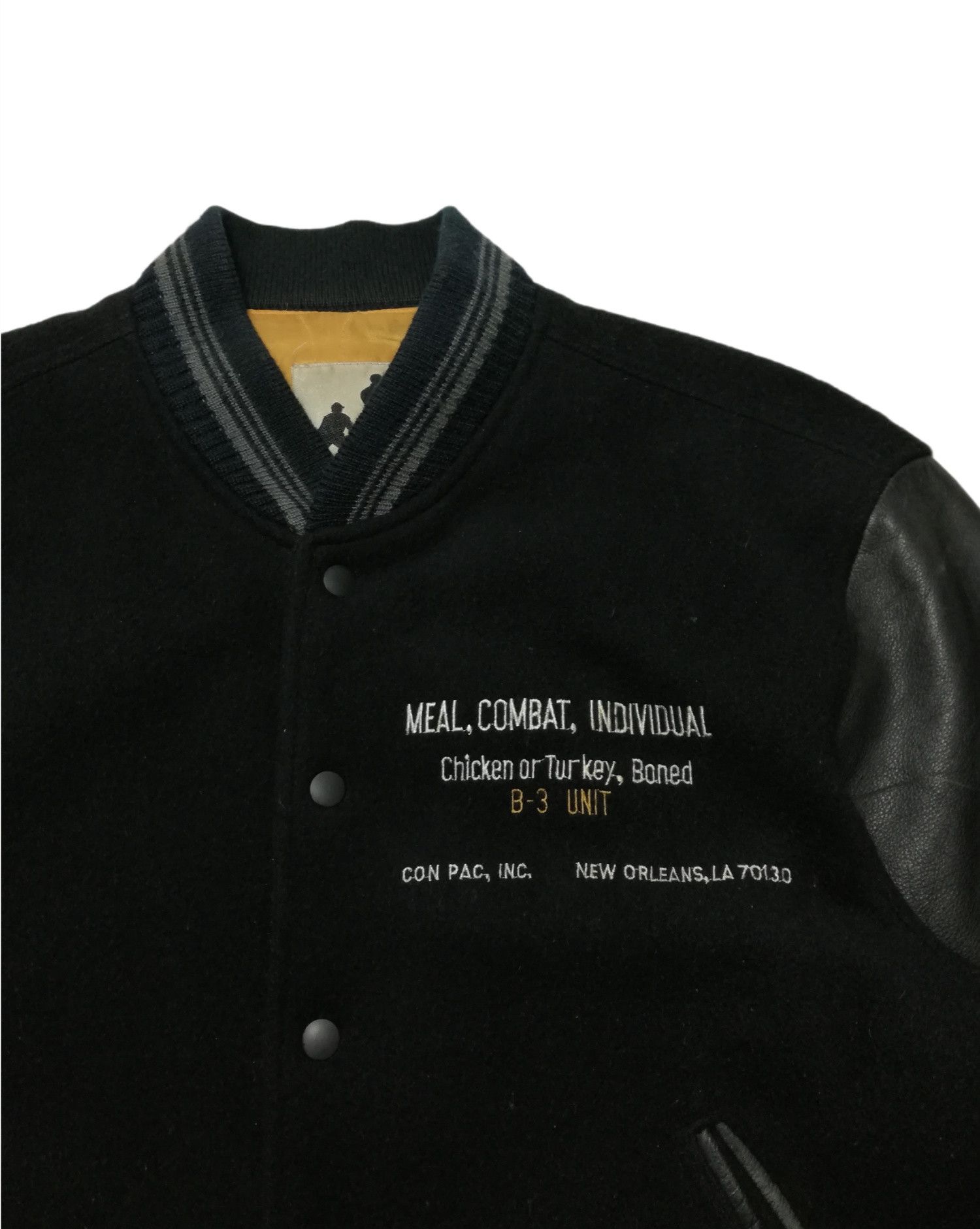 MLB 🔥DOPE RARE! Combat B-3 UNIT New Orleans Embroidery Varsity Size US L / EU 52-54 / 3 - 10 Thumbnail