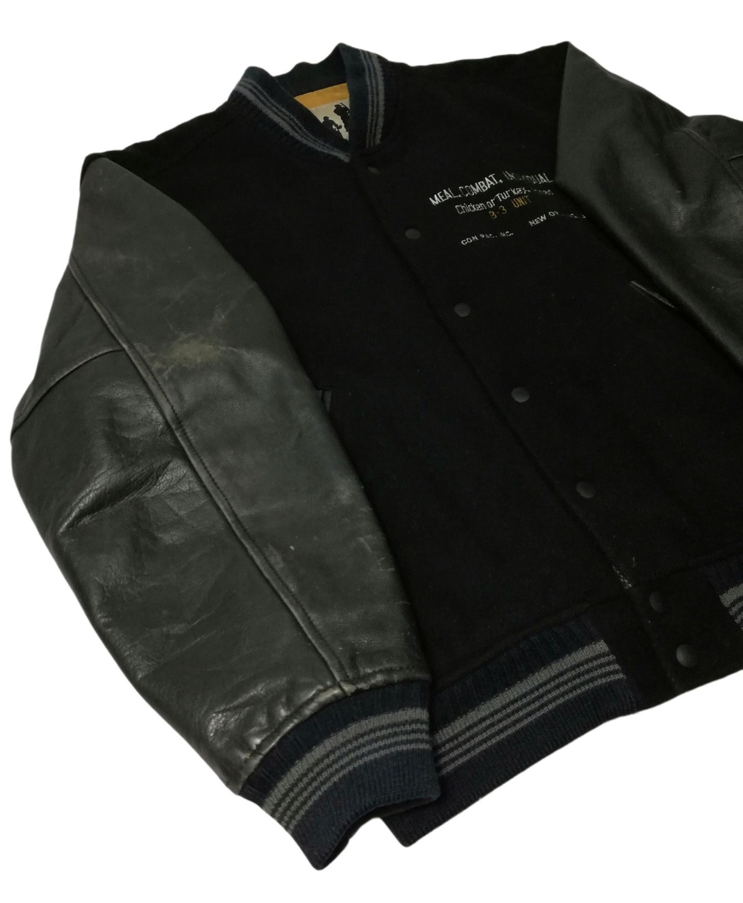 MLB 🔥DOPE RARE! Combat B-3 UNIT New Orleans Embroidery Varsity Size US L / EU 52-54 / 3 - 14 Thumbnail