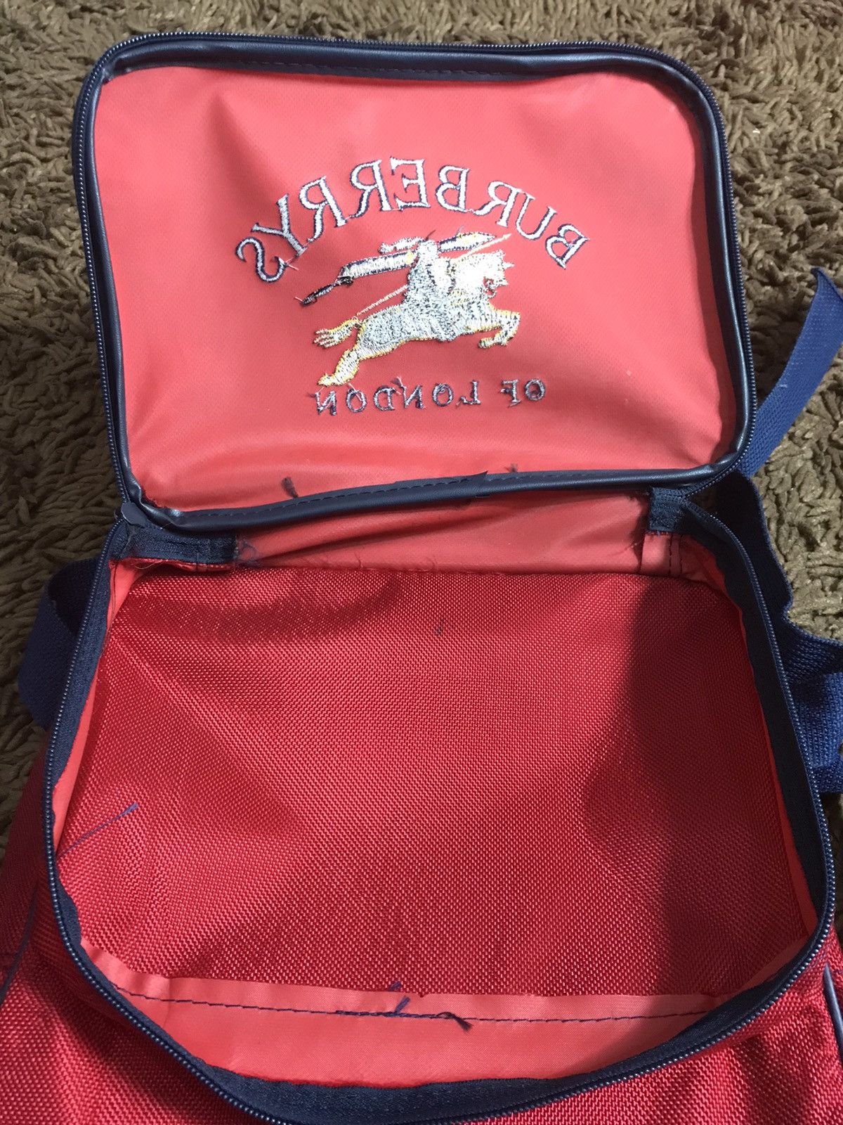 Burberry Best Offer Authentic Vintage Burberry's Waterproof Backpack Size ONE SIZE - 17 Thumbnail