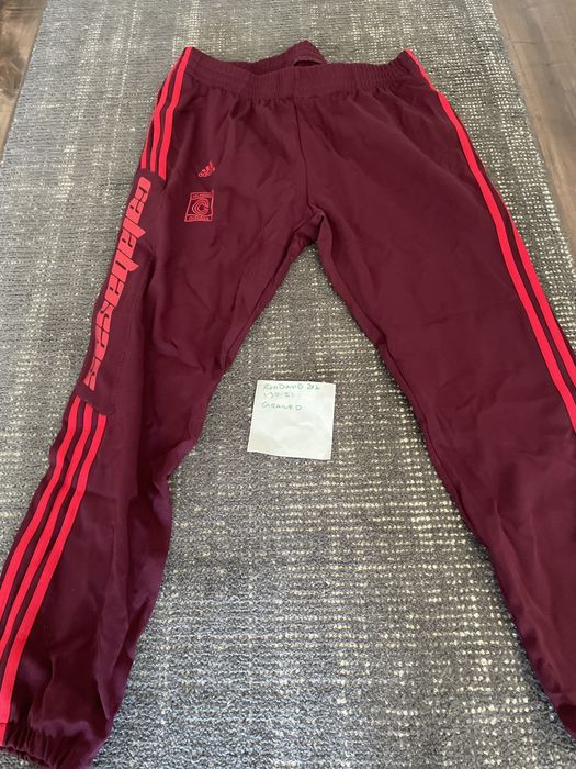 Yeezy Season Adidas Yeezy Calabasas Track Pants Maroon FW17 | Grailed