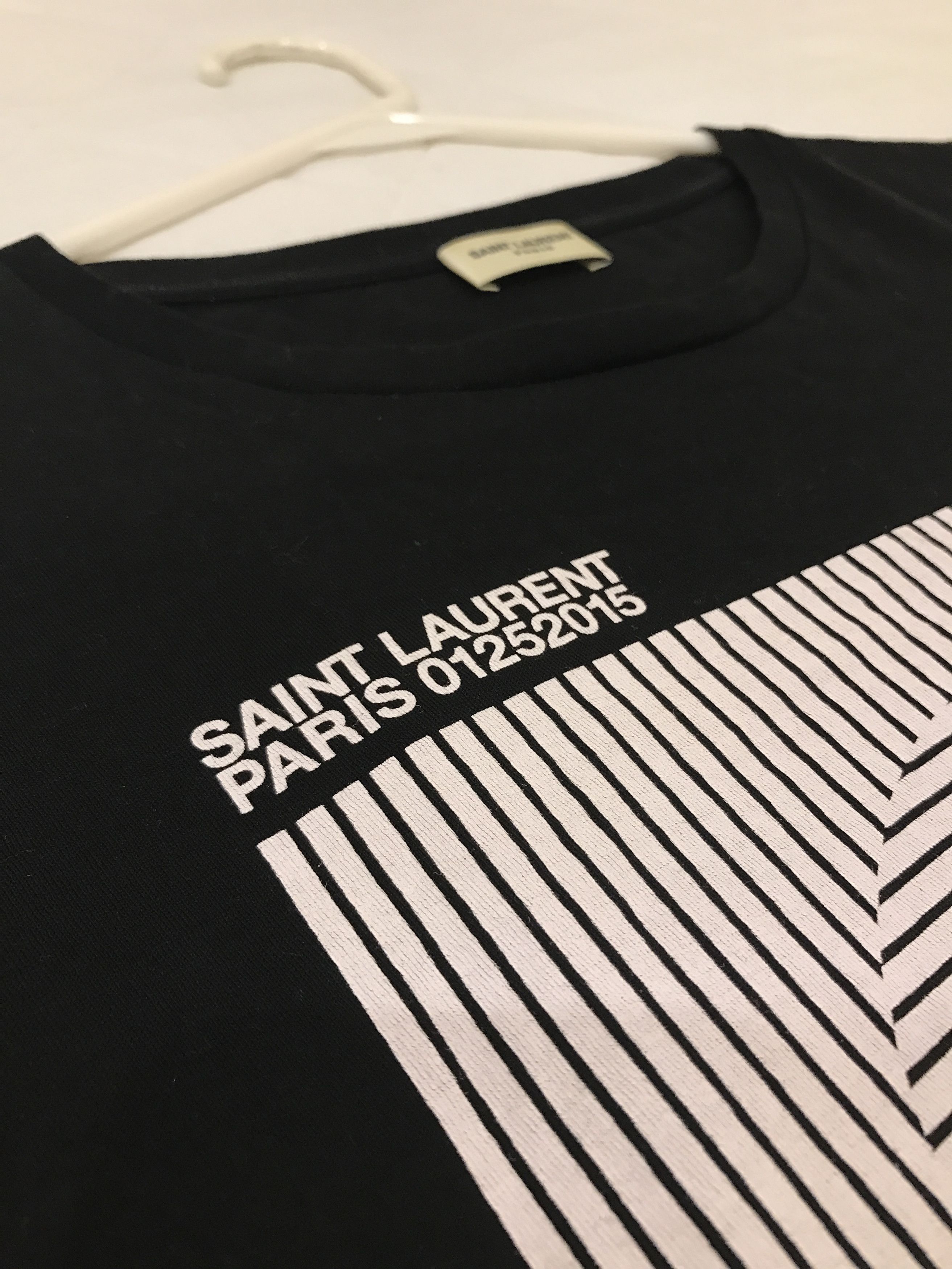 Saint Laurent Paris "Vinyl" Print T-Shirt Size US M / EU 48-50 / 2 - 2 Thumbnail