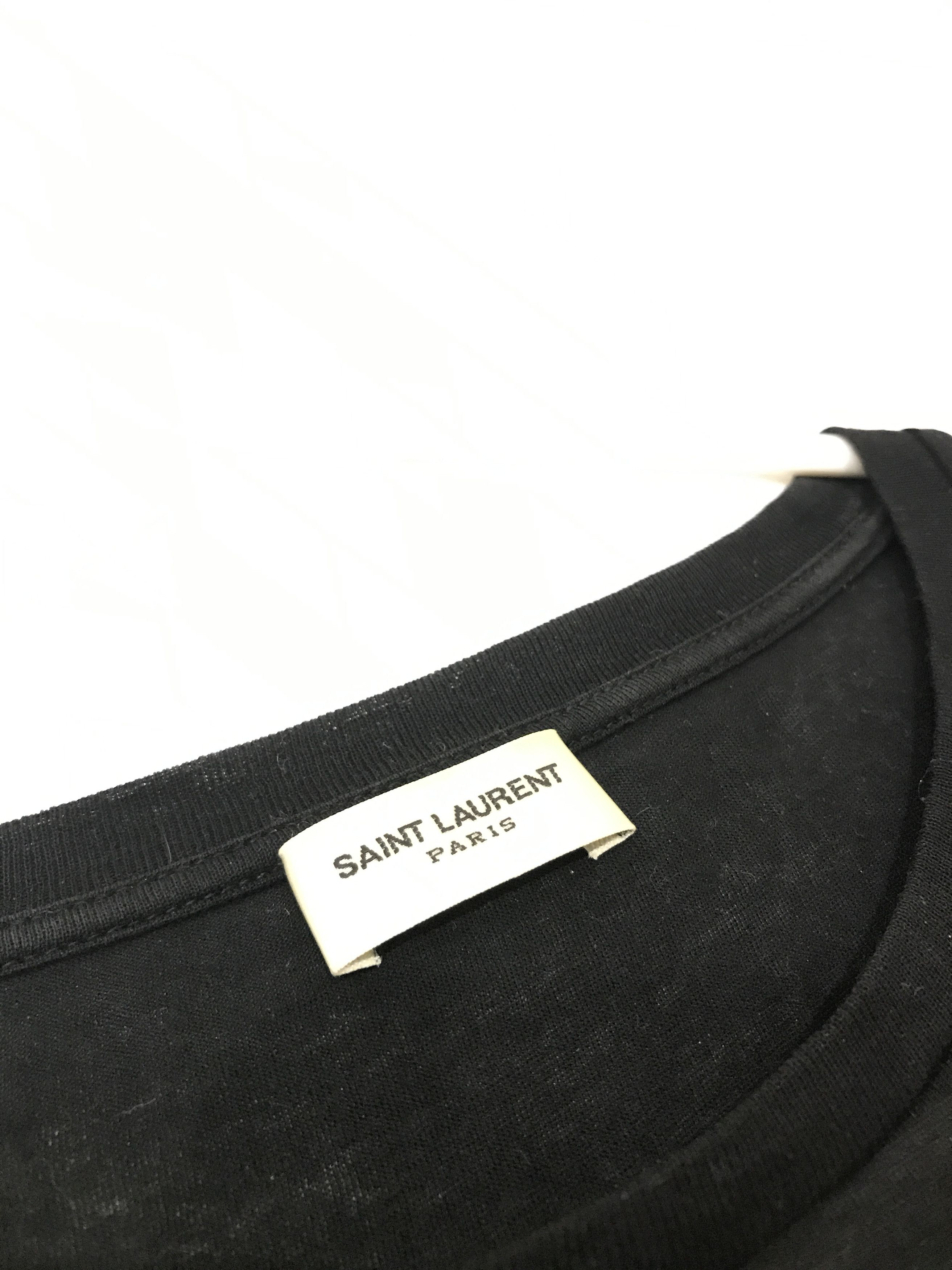 Saint Laurent Paris "Vinyl" Print T-Shirt Size US M / EU 48-50 / 2 - 3 Thumbnail