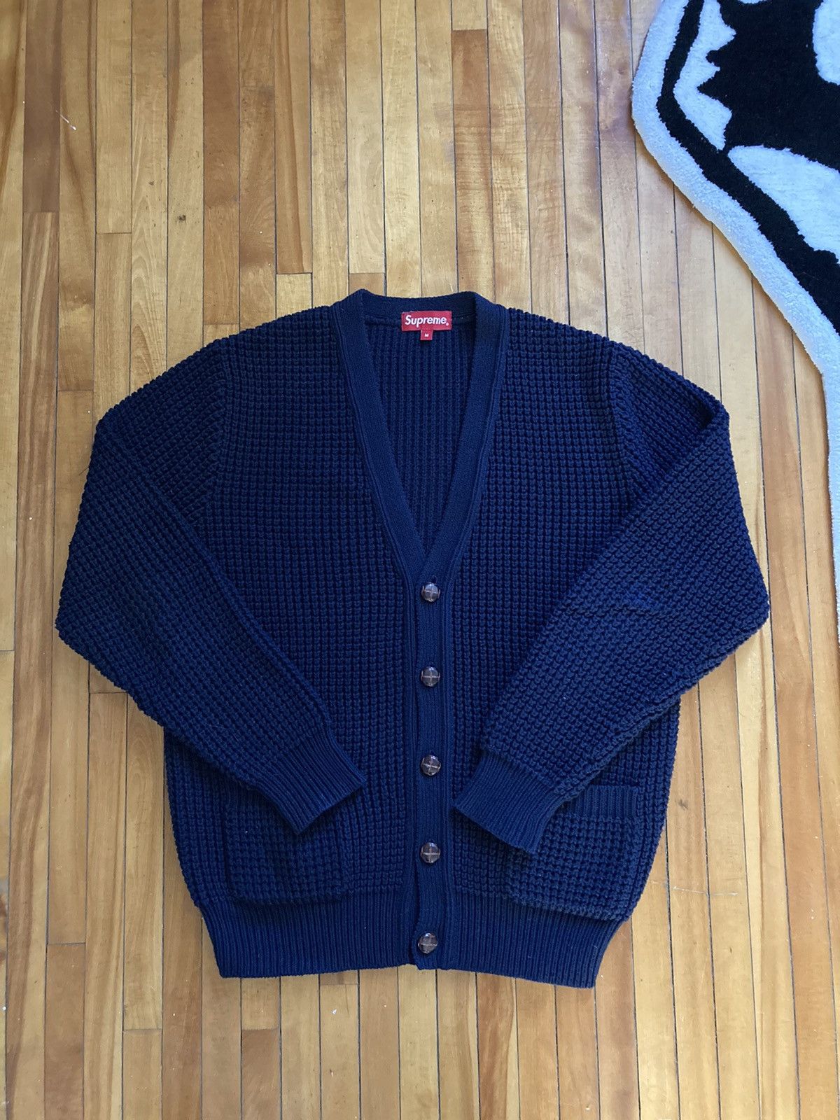 Supreme Supreme SS15 Waffle Knit Cardigan | Grailed