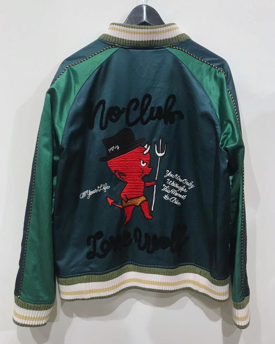 Maison MIHARA YASUHIRO Maison Mihara Yasuhiro embroidery satin bomber jacket Size US M / EU 48-50 / 2 - 1 Thumbnail