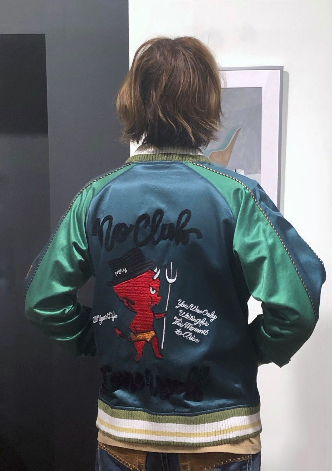 Maison MIHARA YASUHIRO Maison Mihara Yasuhiro embroidery satin bomber jacket Size US M / EU 48-50 / 2 - 9 Thumbnail