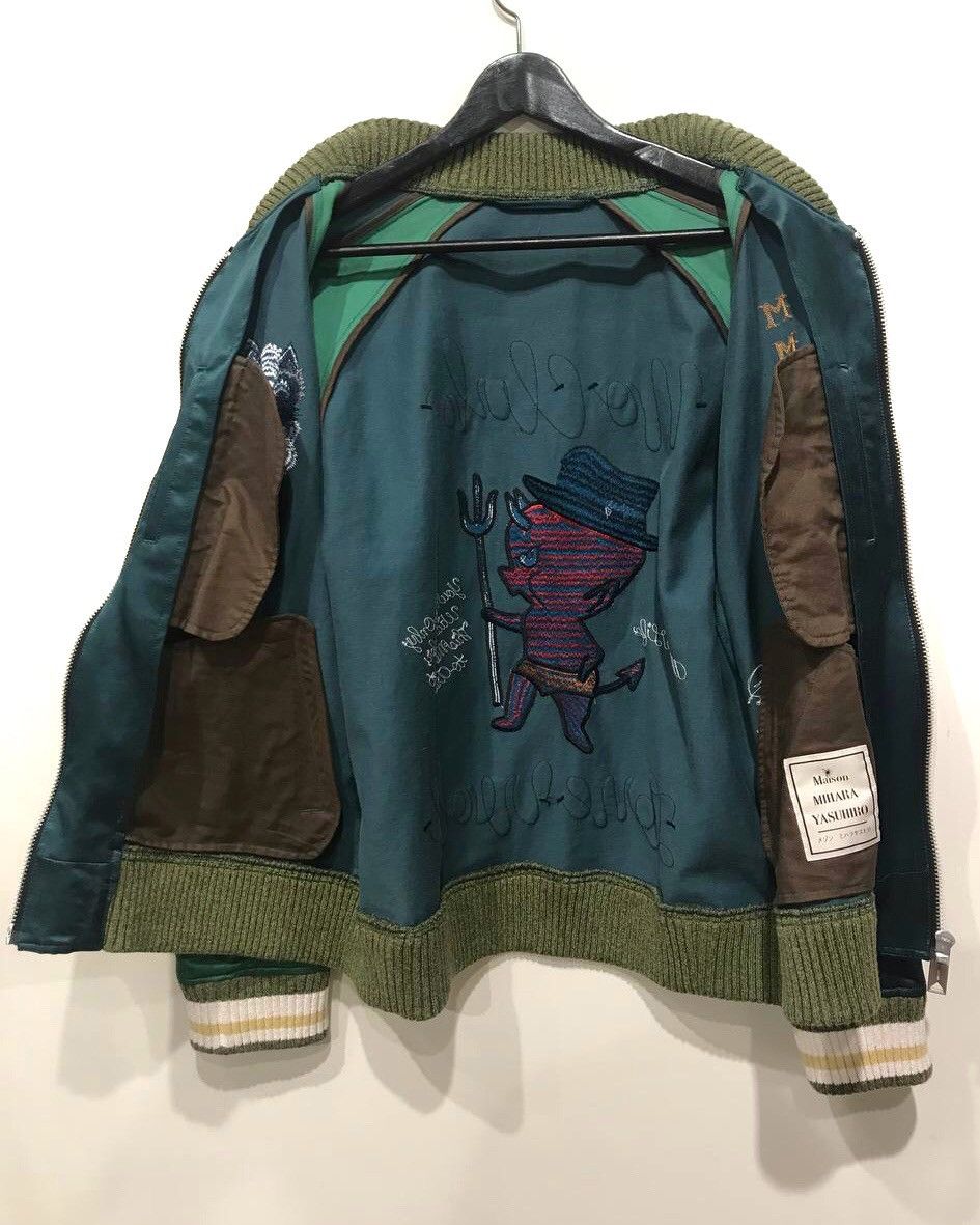 Maison MIHARA YASUHIRO Maison Mihara Yasuhiro embroidery satin bomber jacket Size US M / EU 48-50 / 2 - 3 Thumbnail