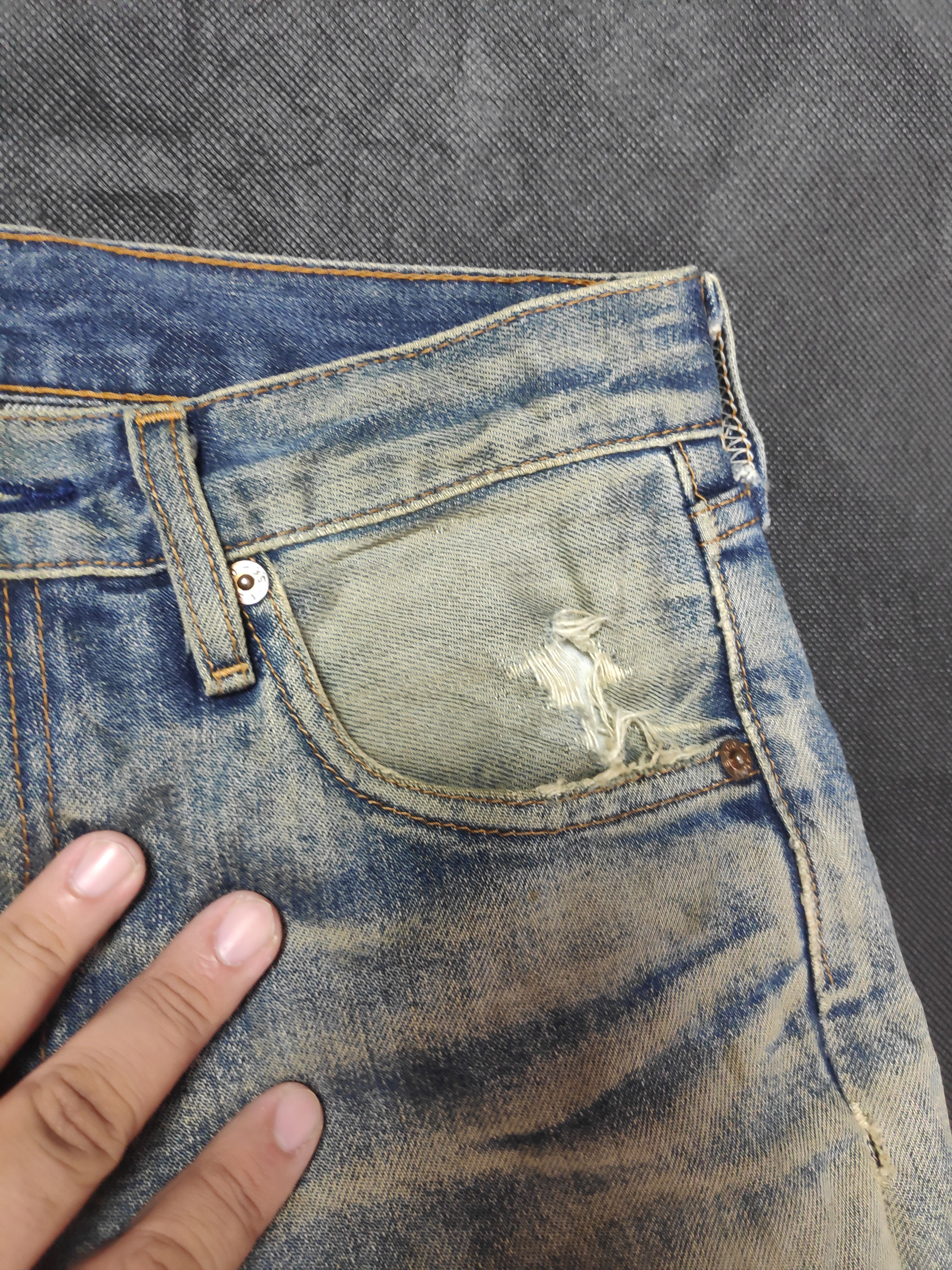 Levi's Vintage Distress Levis Button J09 Made In japan Jeans Size US 29 - 4 Thumbnail