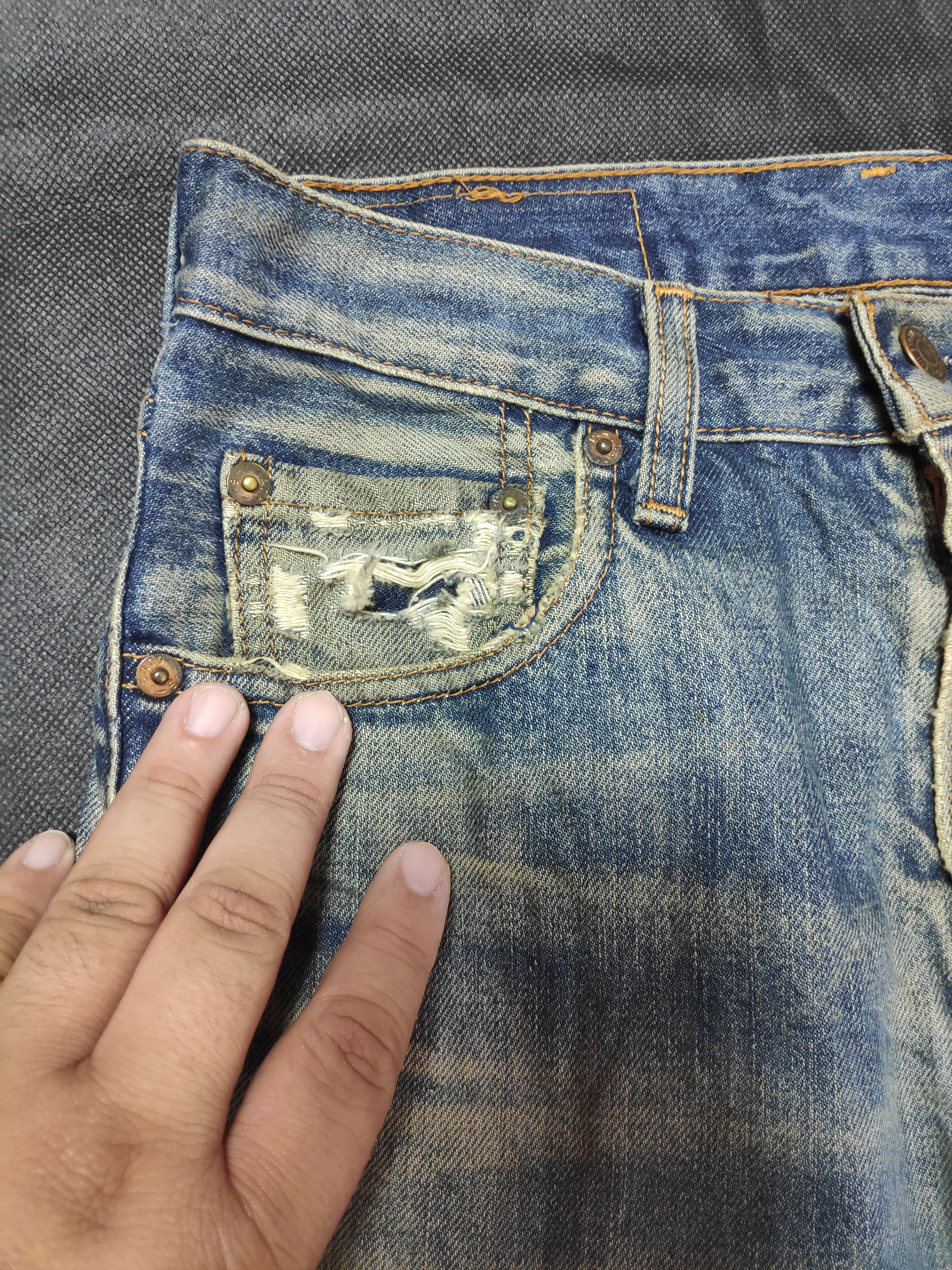 Levi's Vintage Distress Levis Button J09 Made In japan Jeans Size US 29 - 5 Thumbnail