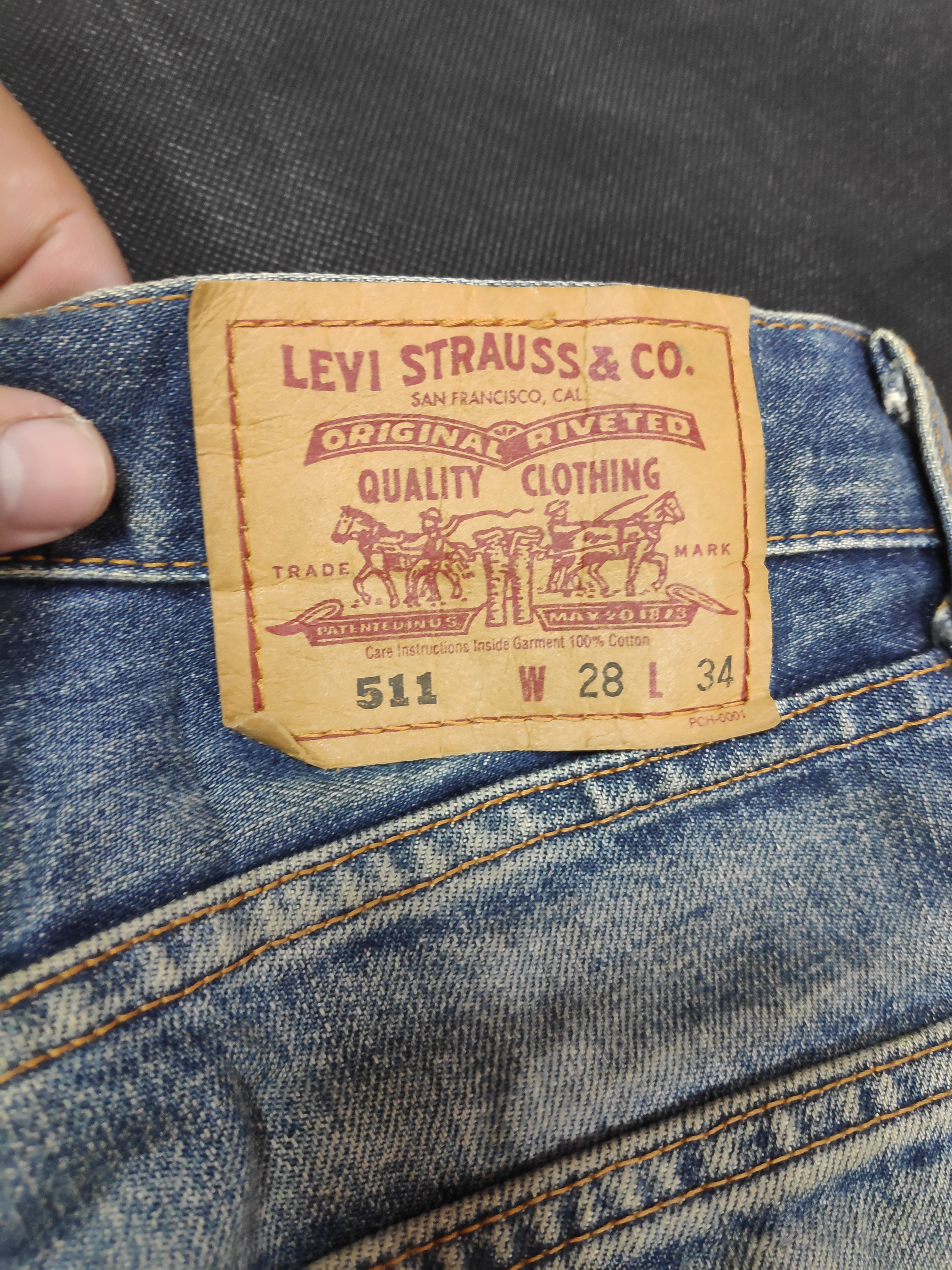 Levi's Vintage Distress Levis Button J09 Made In japan Jeans Size US 29 - 8 Thumbnail