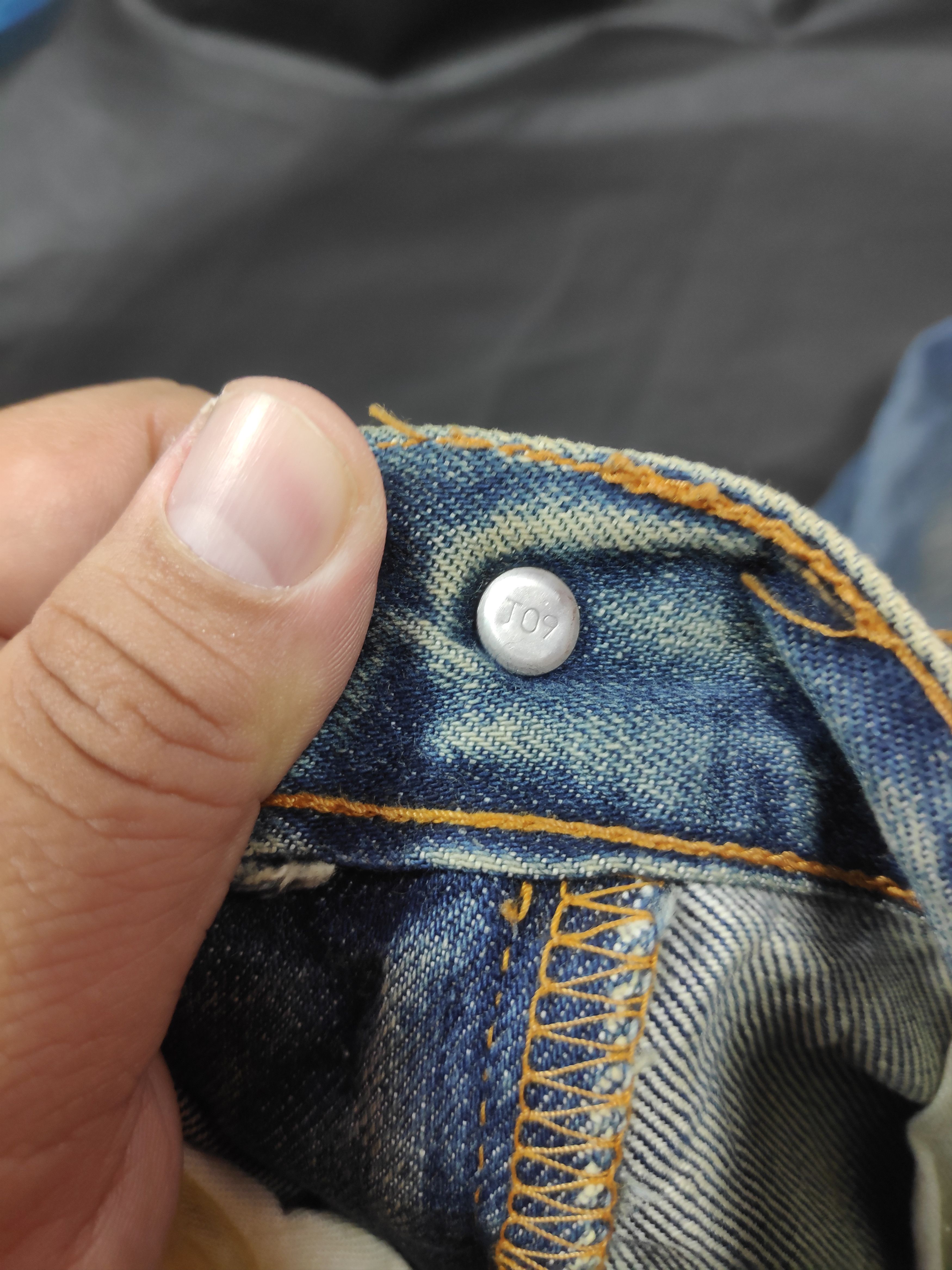 Levi's Vintage Distress Levis Button J09 Made In japan Jeans Size US 29 - 10 Thumbnail