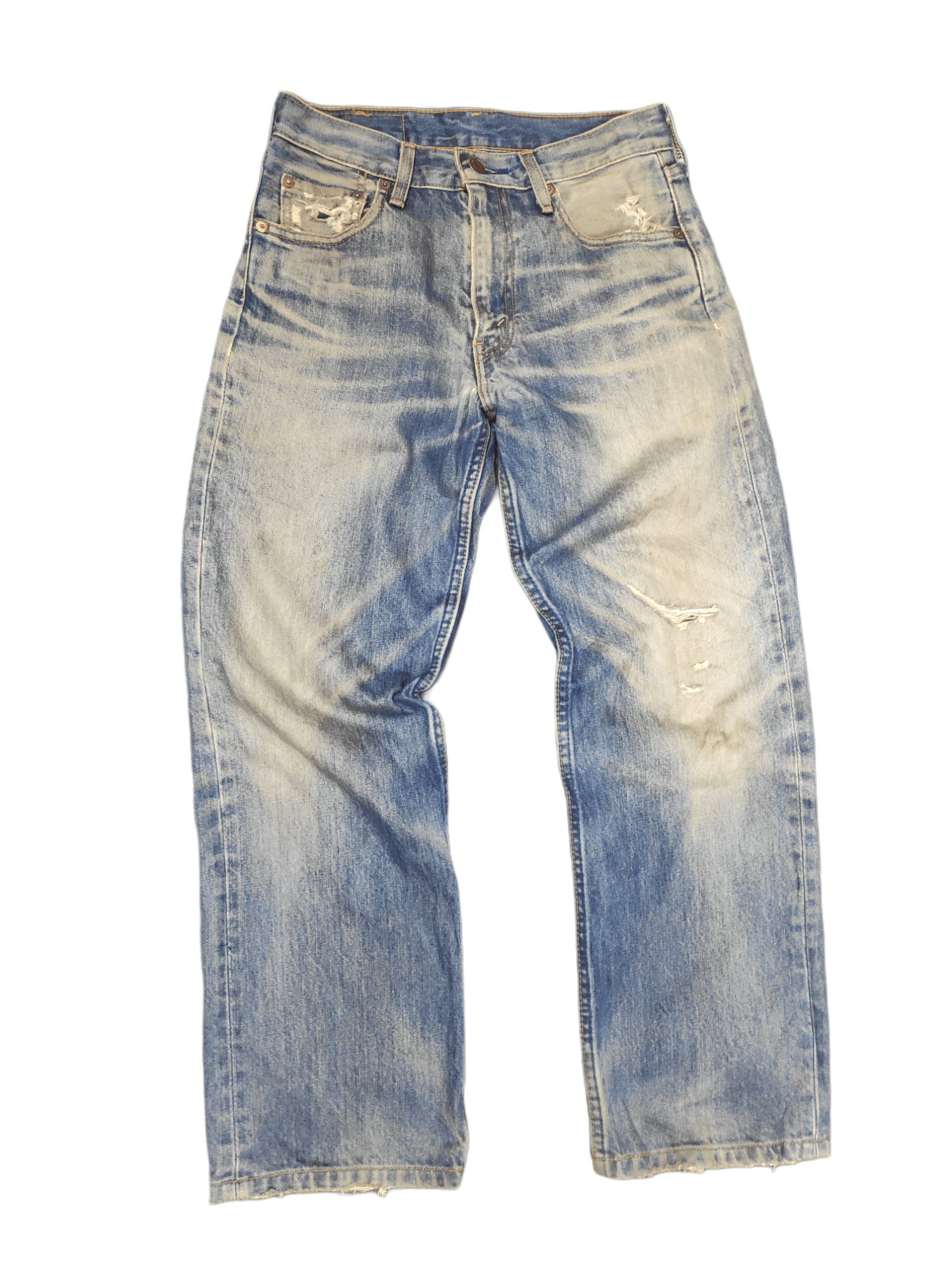 Levi's Vintage Distress Levis Button J09 Made In japan Jeans Size US 29 - 1 Thumbnail