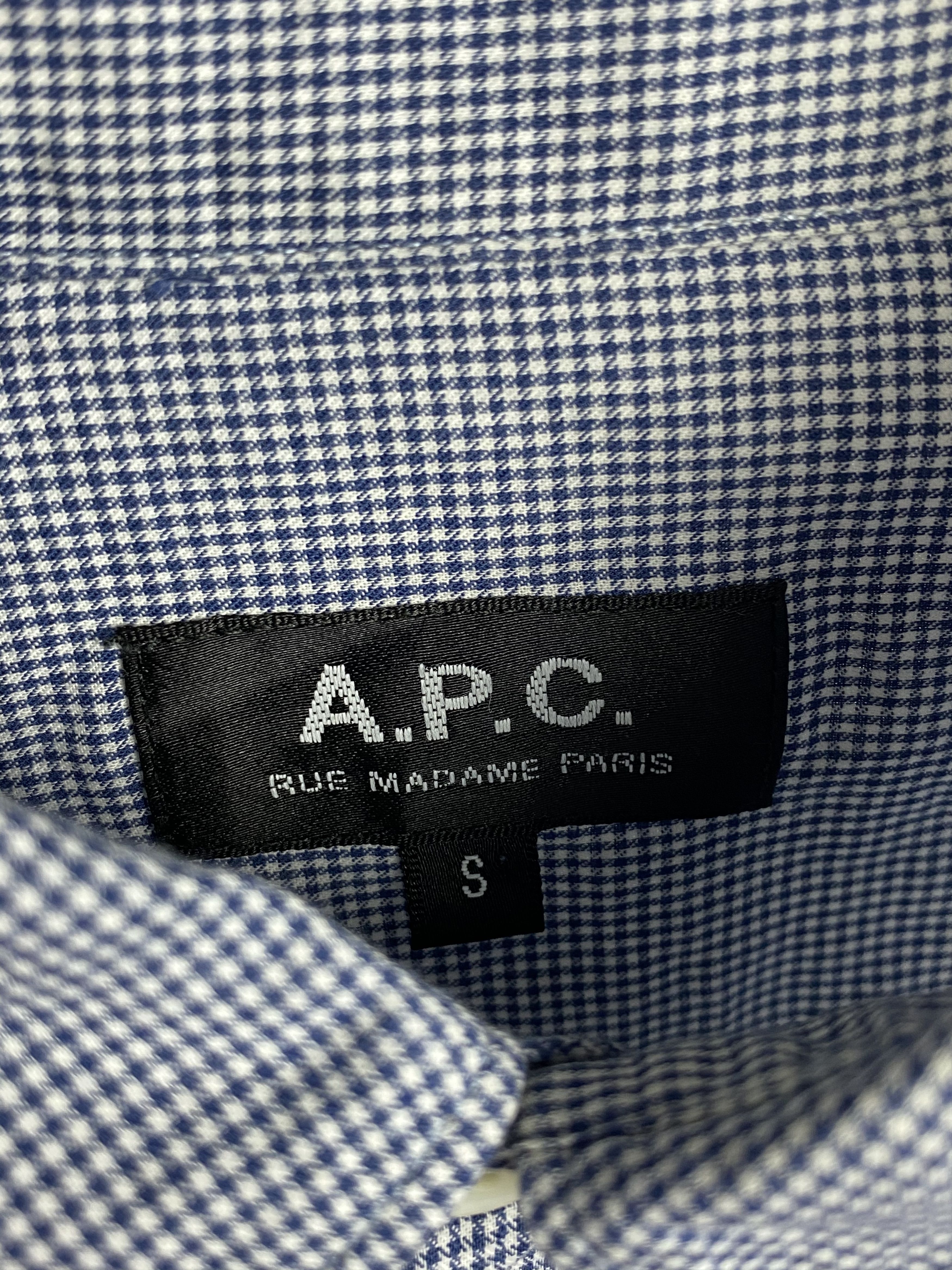A.P.C. APC Checkered Shirt Size US S / EU 44-46 / 1 - 3 Thumbnail