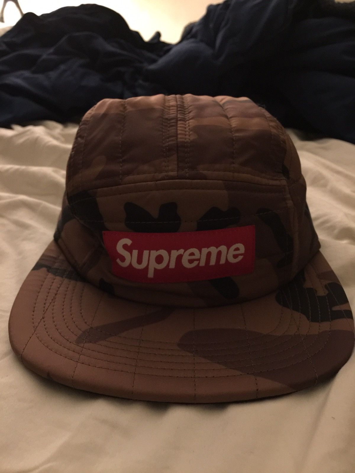 Selling Supreme Taffeta Quilted Camp Hat *New*