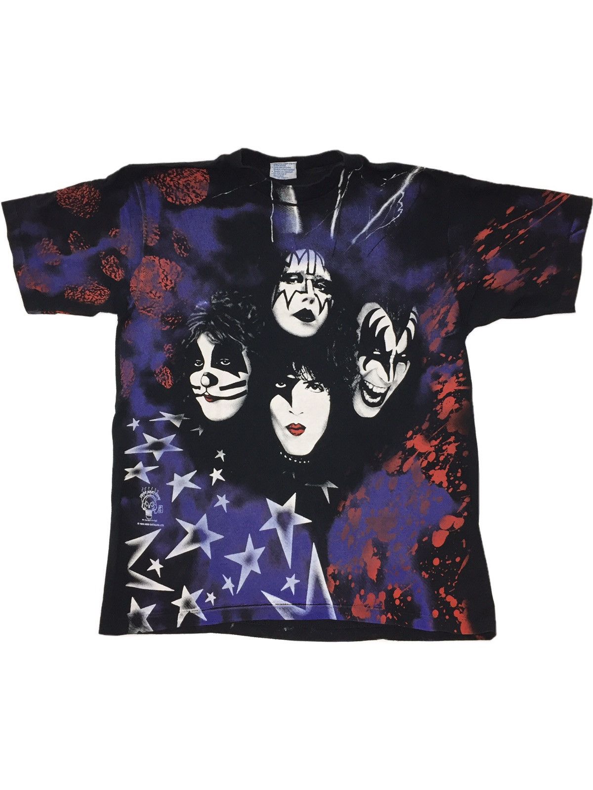 Vintage 1996 KISS All Over Print Alive Tour T-shirt