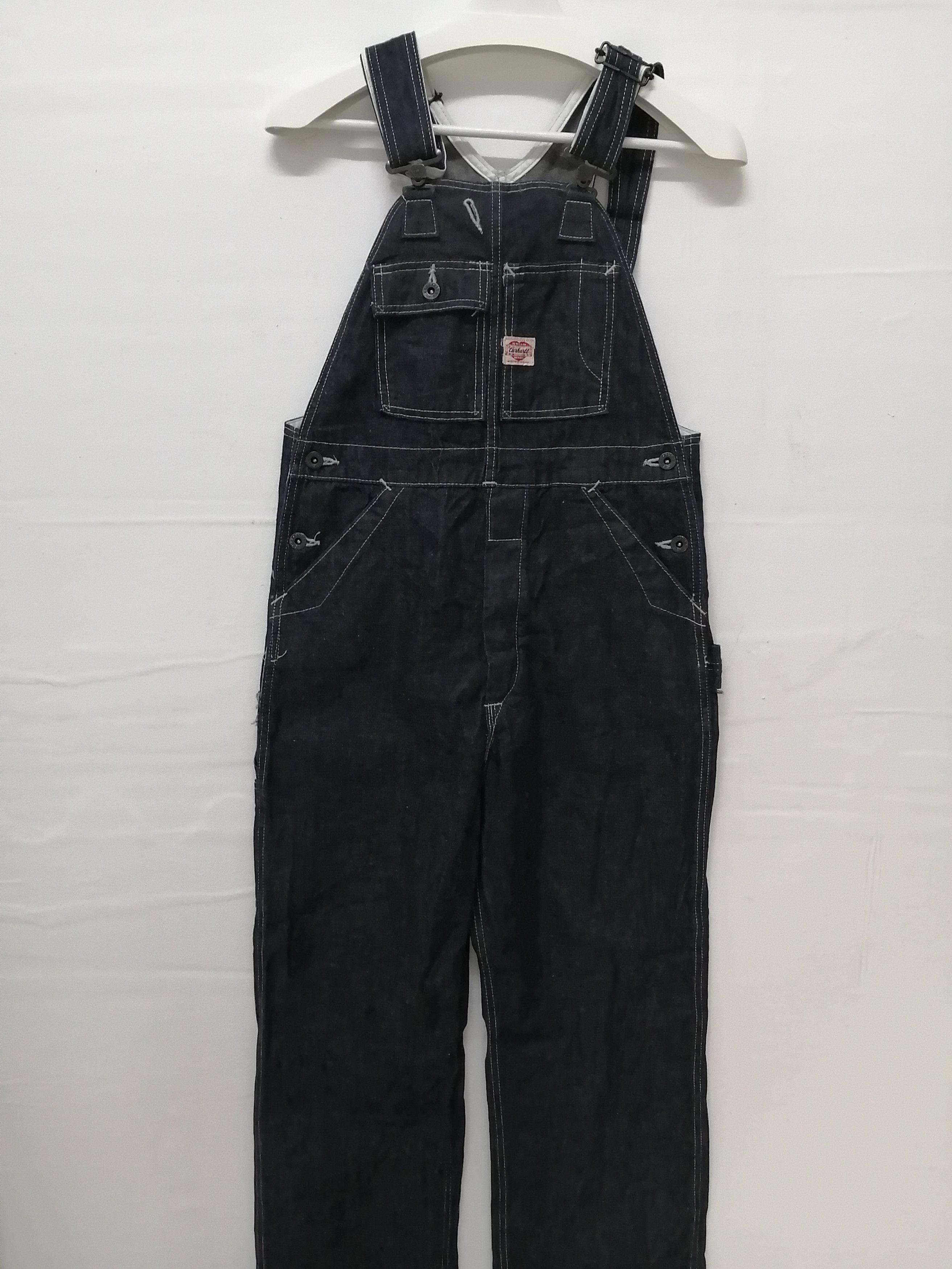 Carhartt Rare Lot 0686 Vintage CARHARTT Union Made Overalls heart tag Size US 30 / EU 46 - 9 Thumbnail