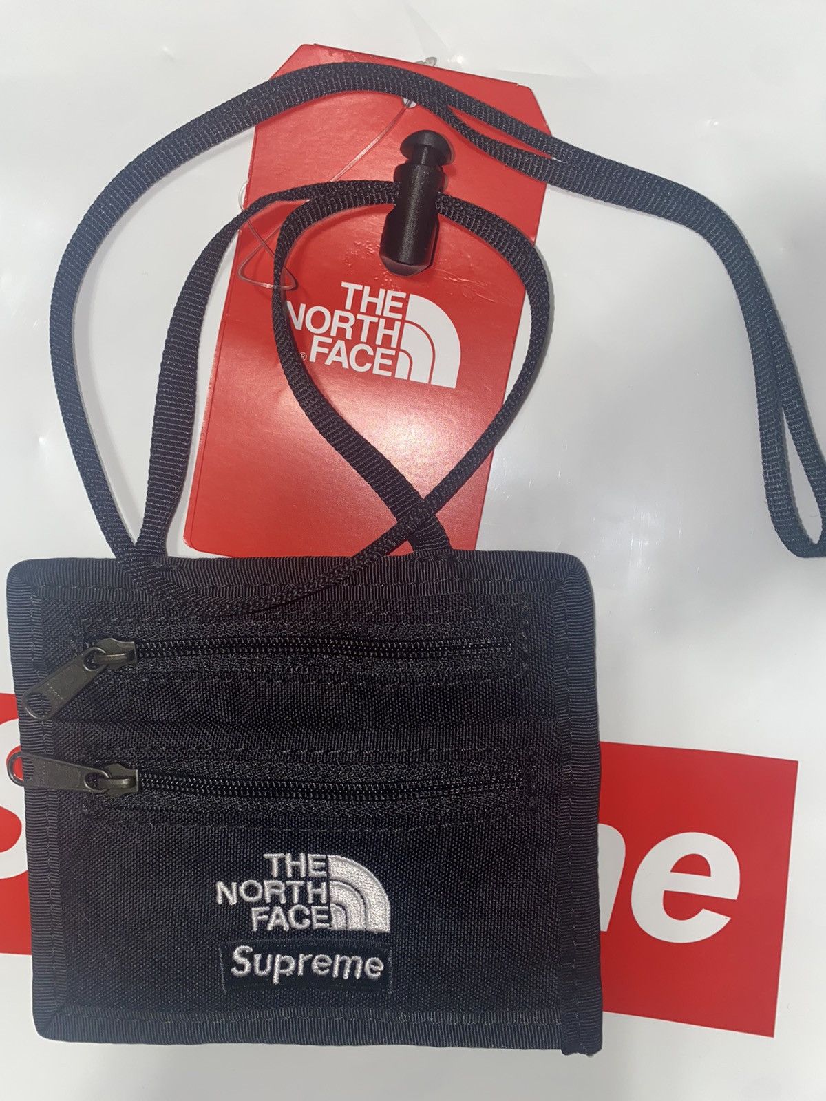 Supreme north face travel hot sale wallet