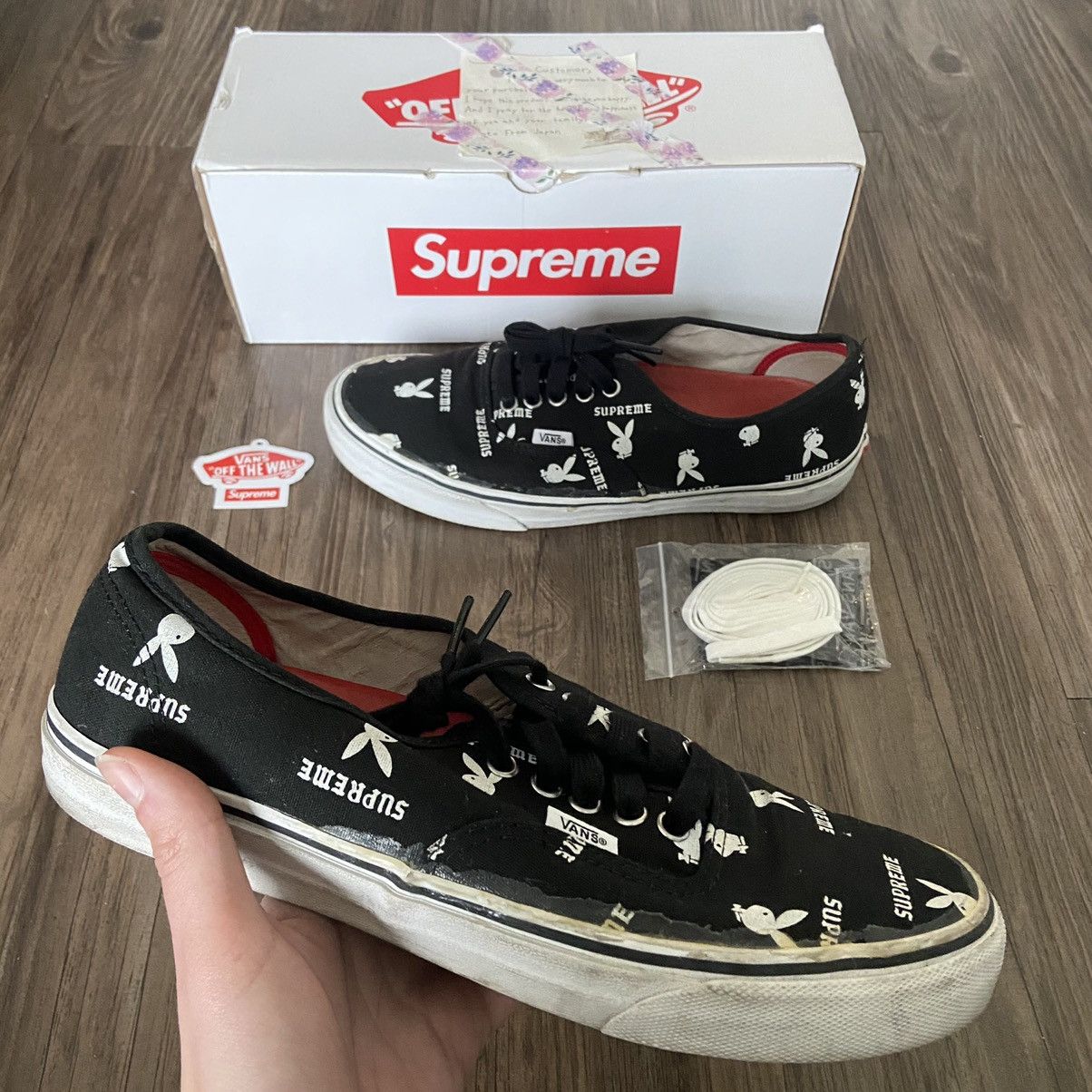 Supreme x vans authentic clearance