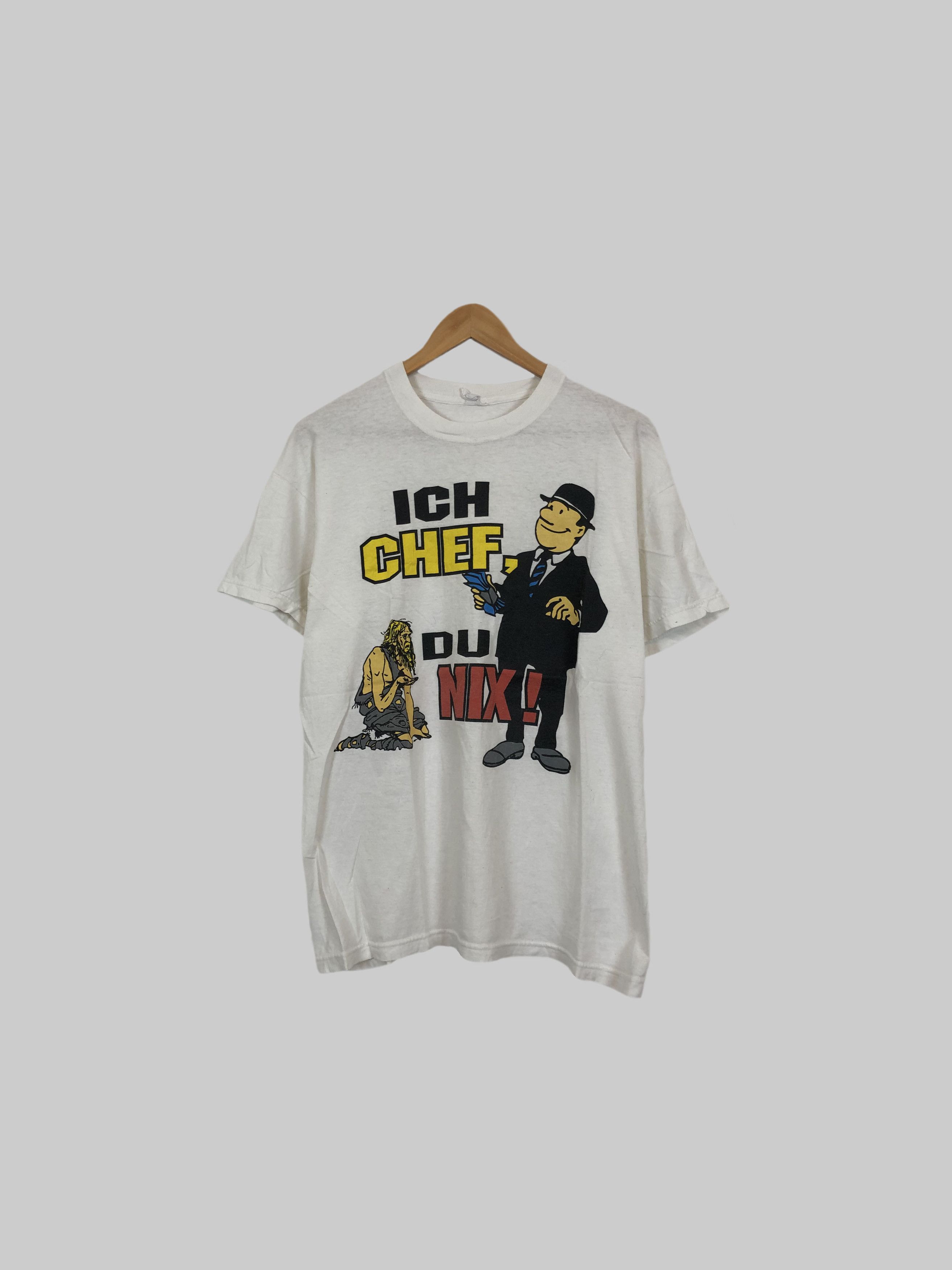 Other Vintage 90s Ich Chef du Nix! Size US L / EU 52-54 / 3 - 1 Thumbnail