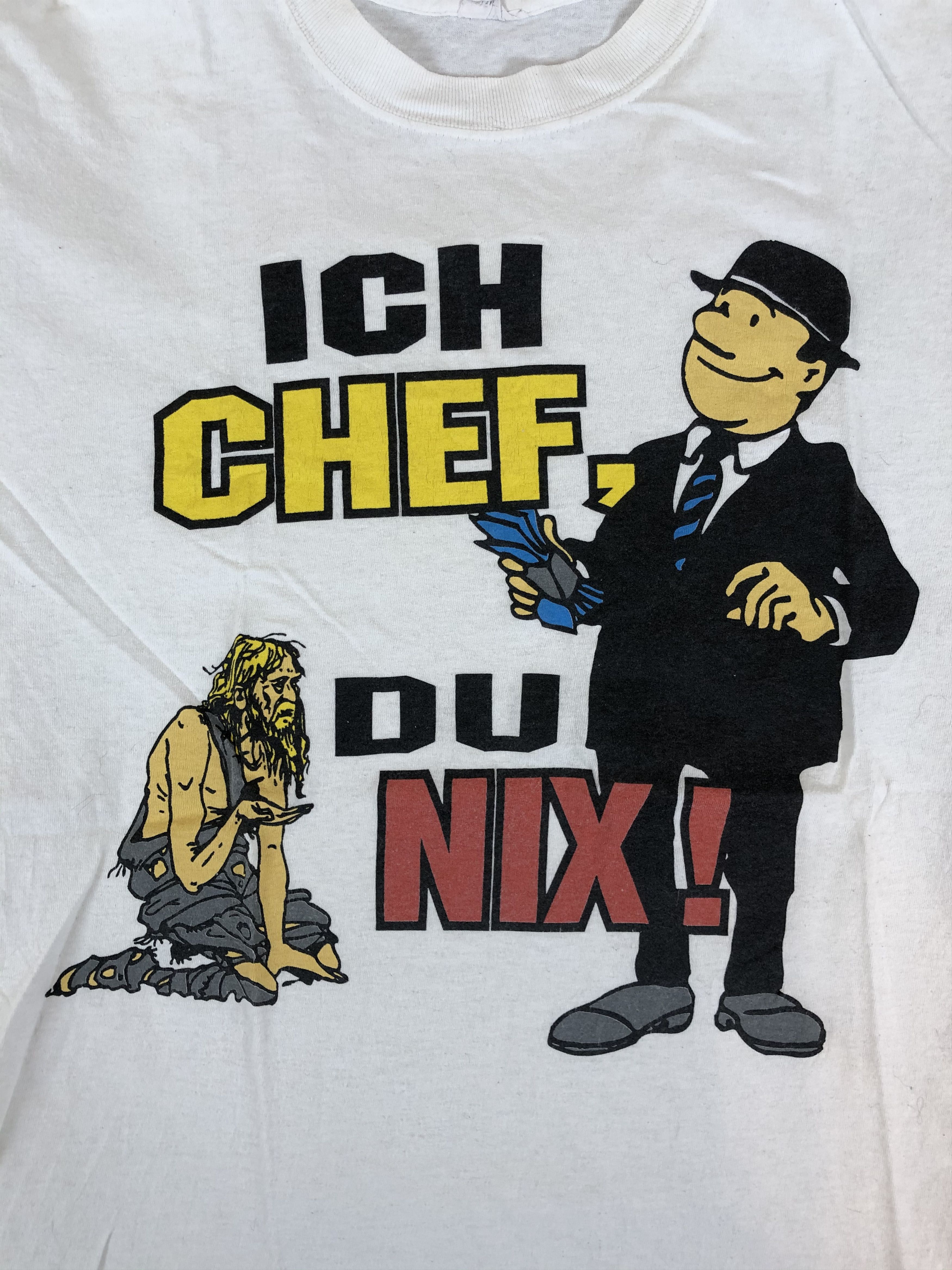 Other Vintage 90s Ich Chef du Nix! Size US L / EU 52-54 / 3 - 3 Thumbnail