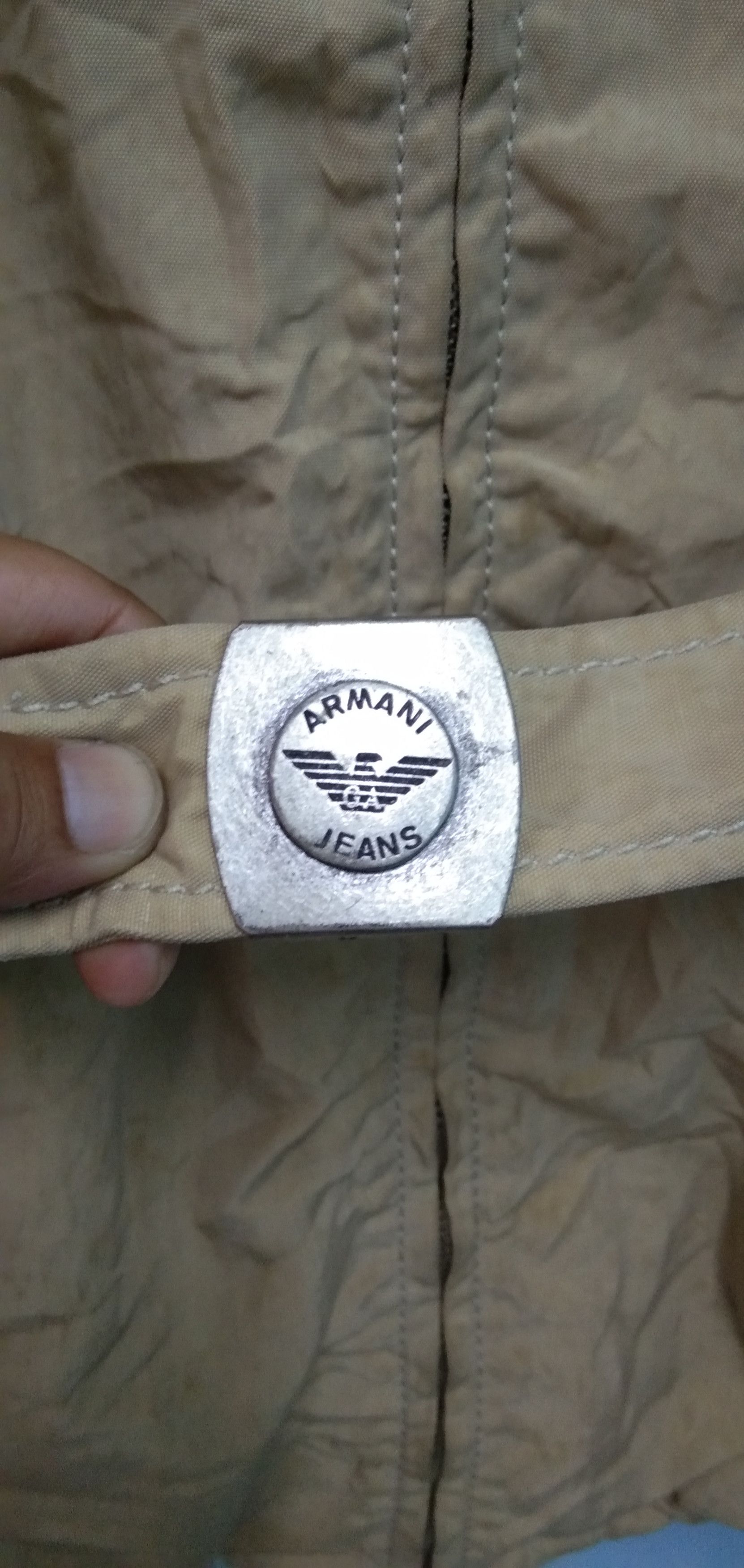 Giorgio Armani × Vintage GIARGIO ARMANI BELT JACKET Size US M / EU 48-50 / 2 - 6 Thumbnail