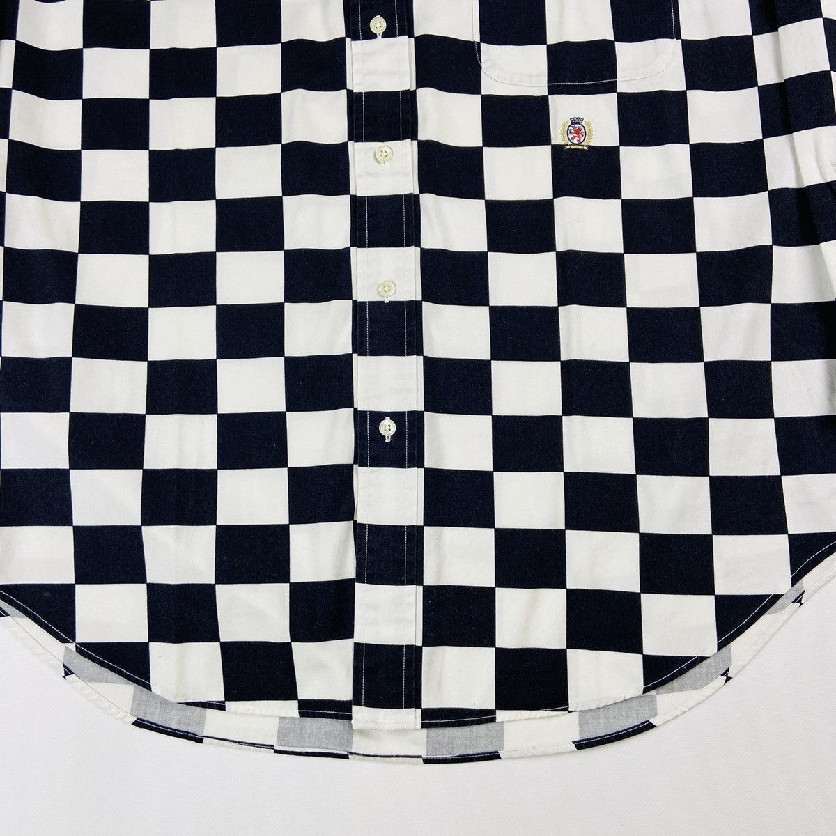 Tommy Hilfiger 1990s TOMMY HILFIGER VERY RARE CHECKERED SHIRT - № 1126 Size US L / EU 52-54 / 3 - 3 Thumbnail