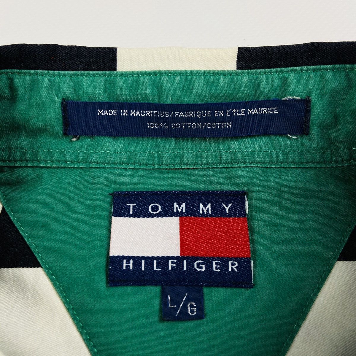 Tommy Hilfiger 1990s TOMMY HILFIGER VERY RARE CHECKERED SHIRT - № 1126 Size US L / EU 52-54 / 3 - 10 Thumbnail