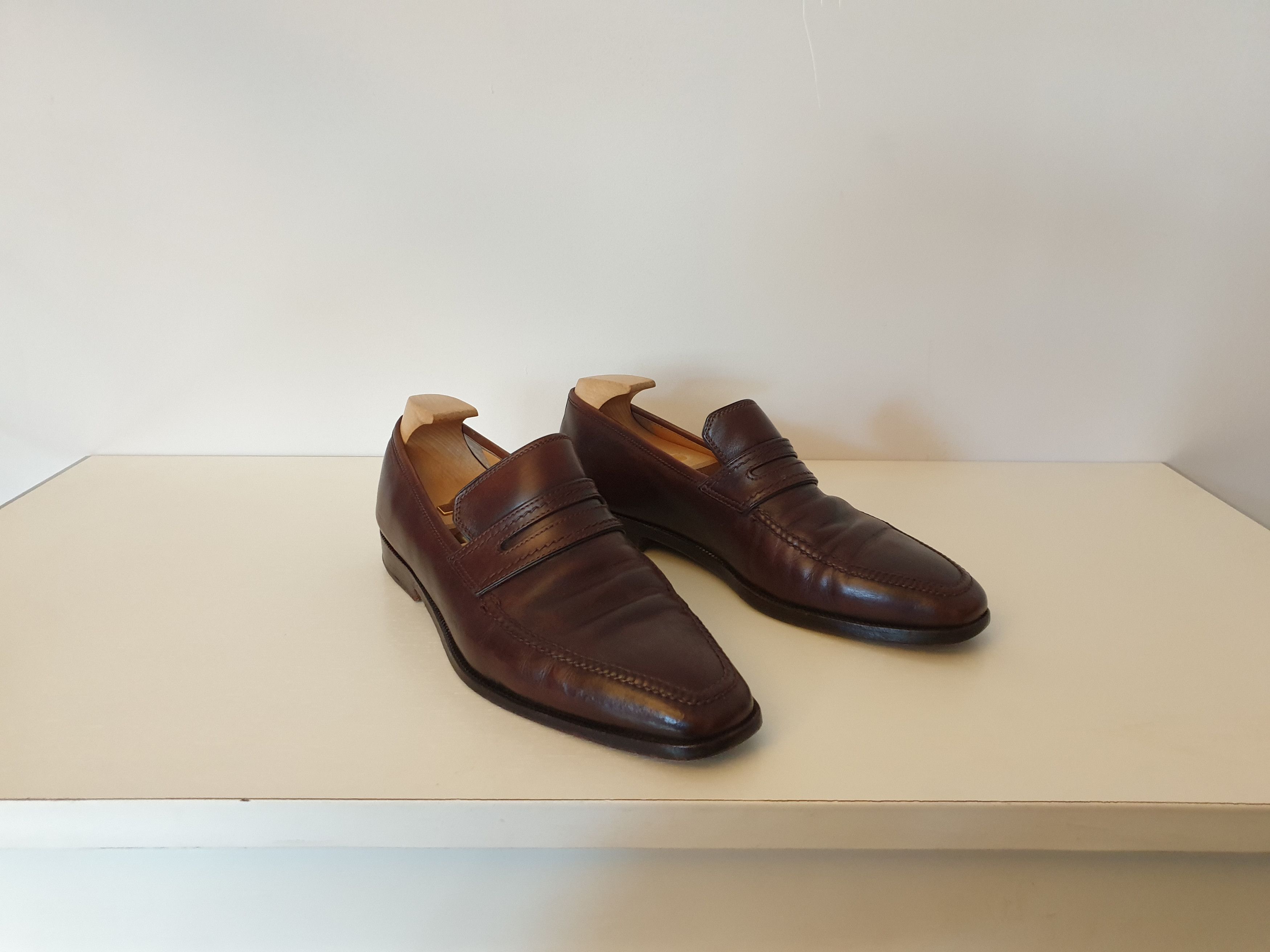 Tanino Crisci Tanino Crisci brown stitched, size eu42.5