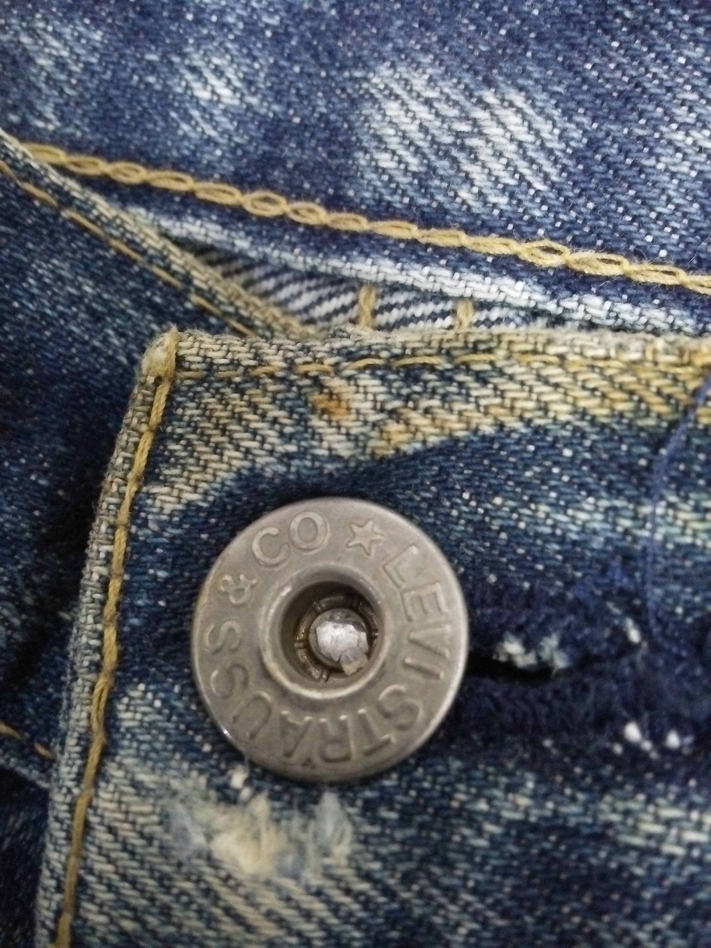 Levi's Vintage Clothing LEVIS 503B XX JEANS BIG E SELVEDGE J22 (A982) Size US 30 / EU 46 - 17 Thumbnail