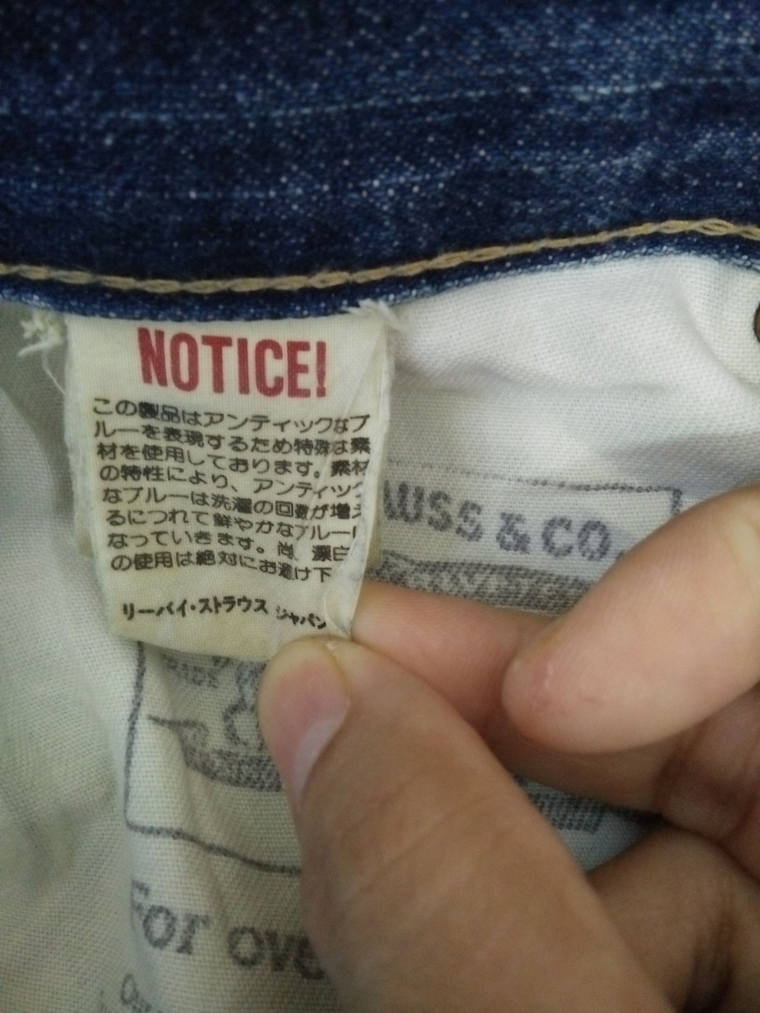 Levi's Vintage Clothing LEVIS 503B XX JEANS BIG E SELVEDGE J22 (A982) Size US 30 / EU 46 - 4 Thumbnail